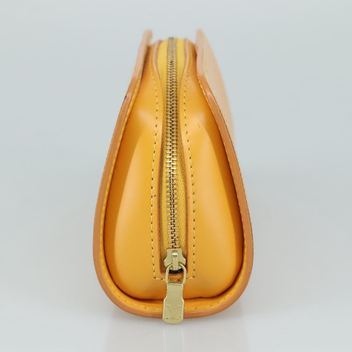 LOUIS VUITTON Epi Dauphine PM Pouch Yellow M48449 LV 107903