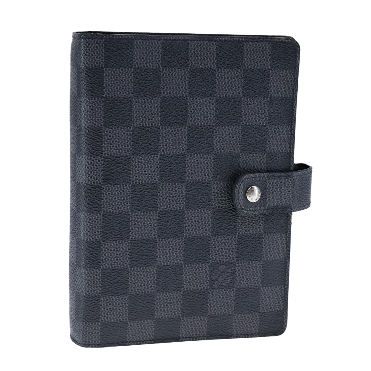 LOUIS VUITTON Damier Graphite Agenda MM Day Planner Cover R20242 LV 107906