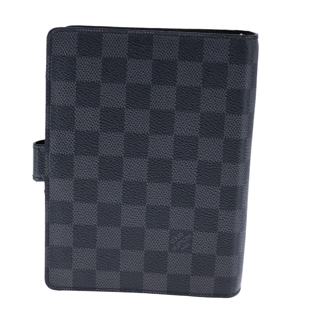 LOUIS VUITTON Damier Graphite Agenda MM Day Planner Cover R20242 LV 107906