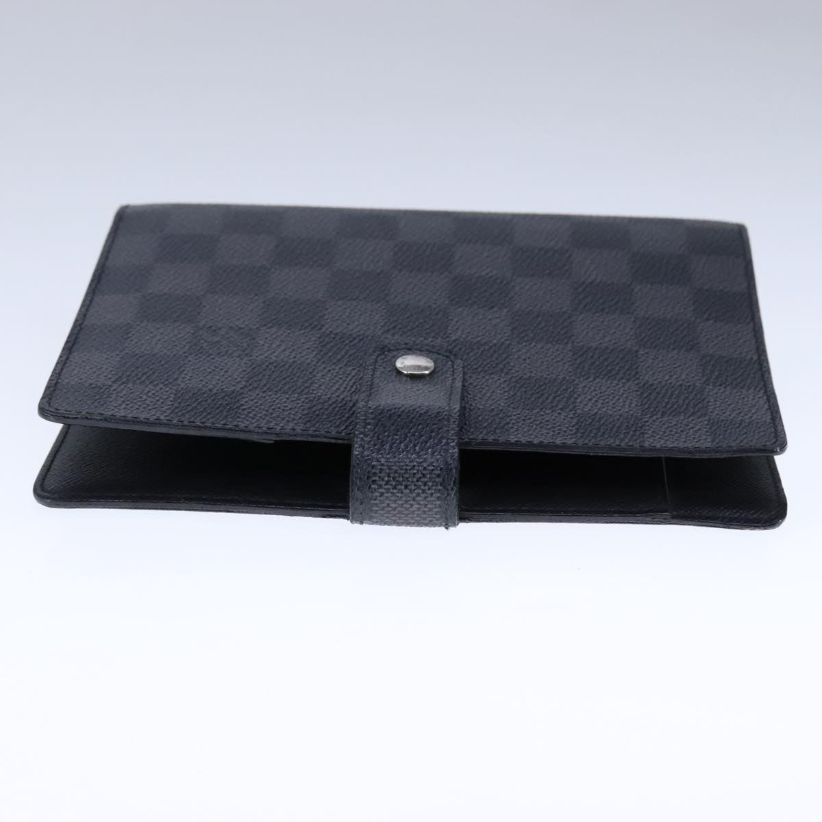 LOUIS VUITTON Damier Graphite Agenda MM Day Planner Cover R20242 LV 107906