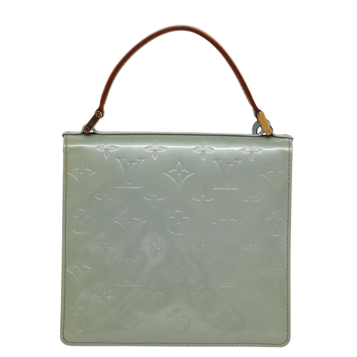 LOUIS VUITTON Monogram Vernis Spring Street Hand Bag Lavande M91216 107907