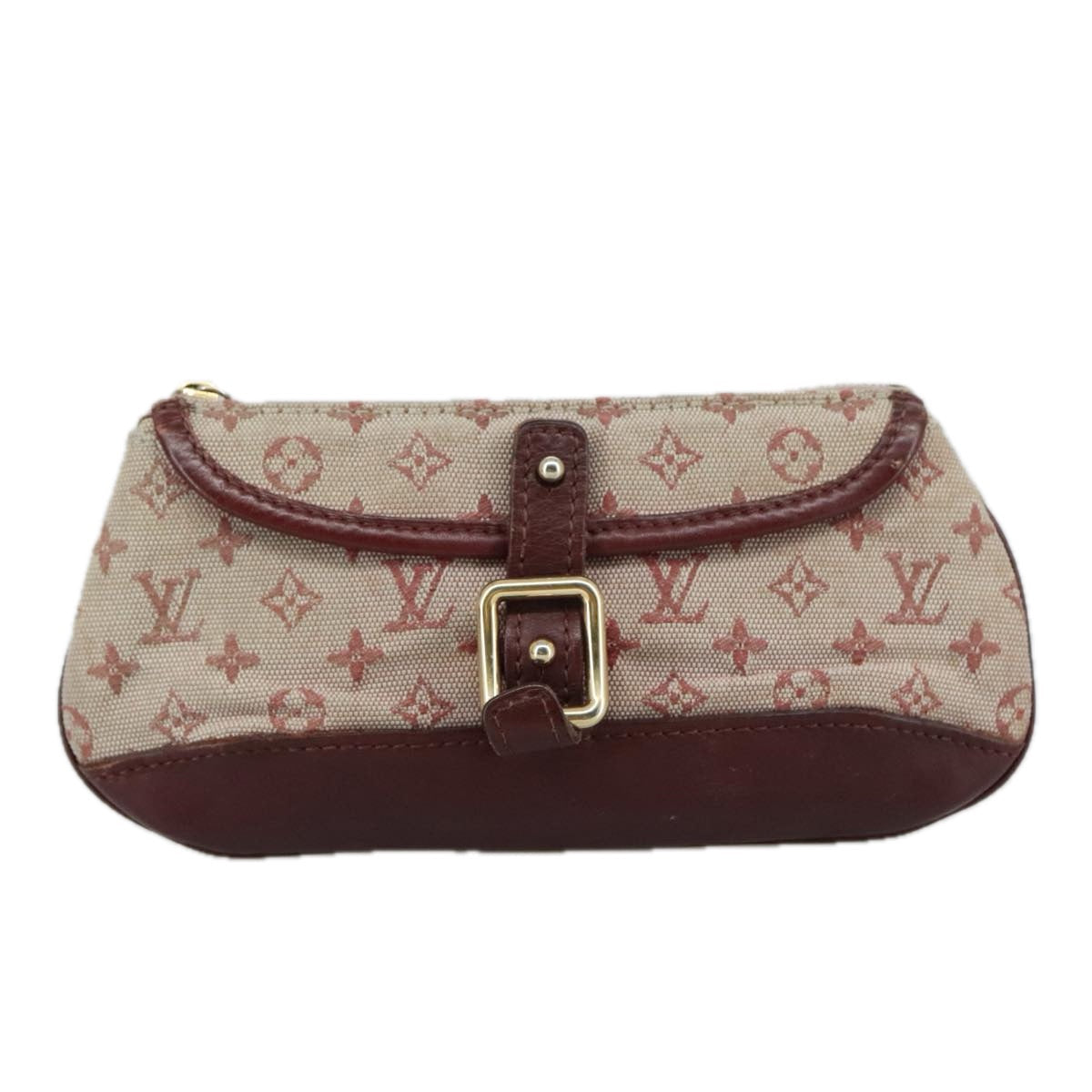 LOUIS VUITTON Monogram Mini Ansophie Pouch Red M92696 LV 107911