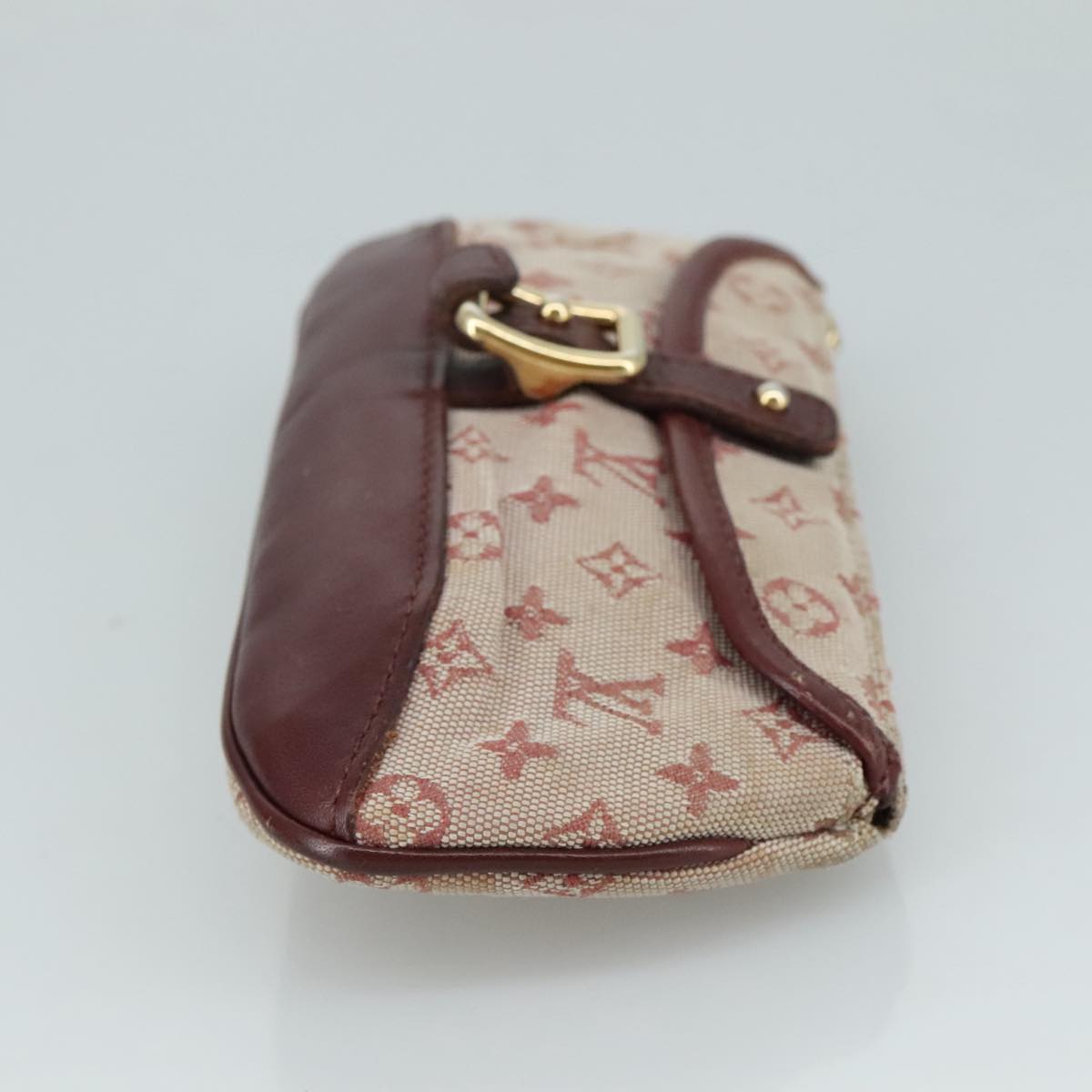 LOUIS VUITTON Monogram Mini Ansophie Pouch Red M92696 LV 107911