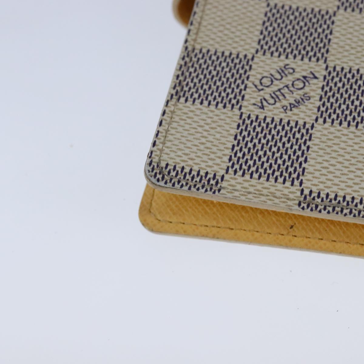 LOUIS VUITTON Damier Azur balloon Agenda PM Day Planner Cover R21129 107918