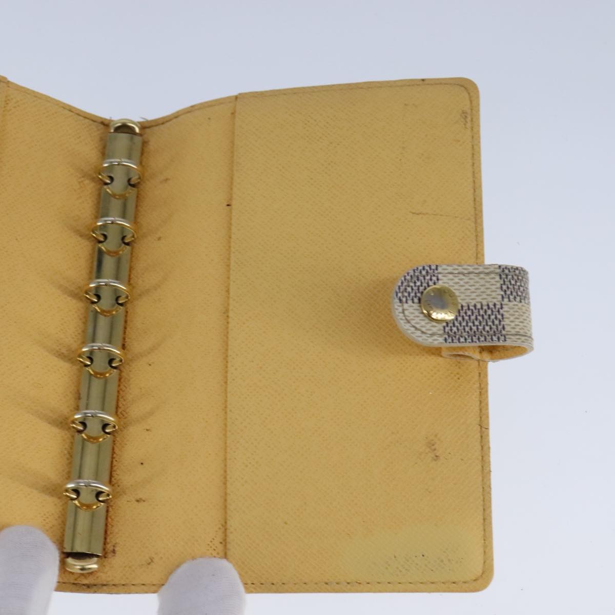 LOUIS VUITTON Damier Azur balloon Agenda PM Day Planner Cover R21129 107918