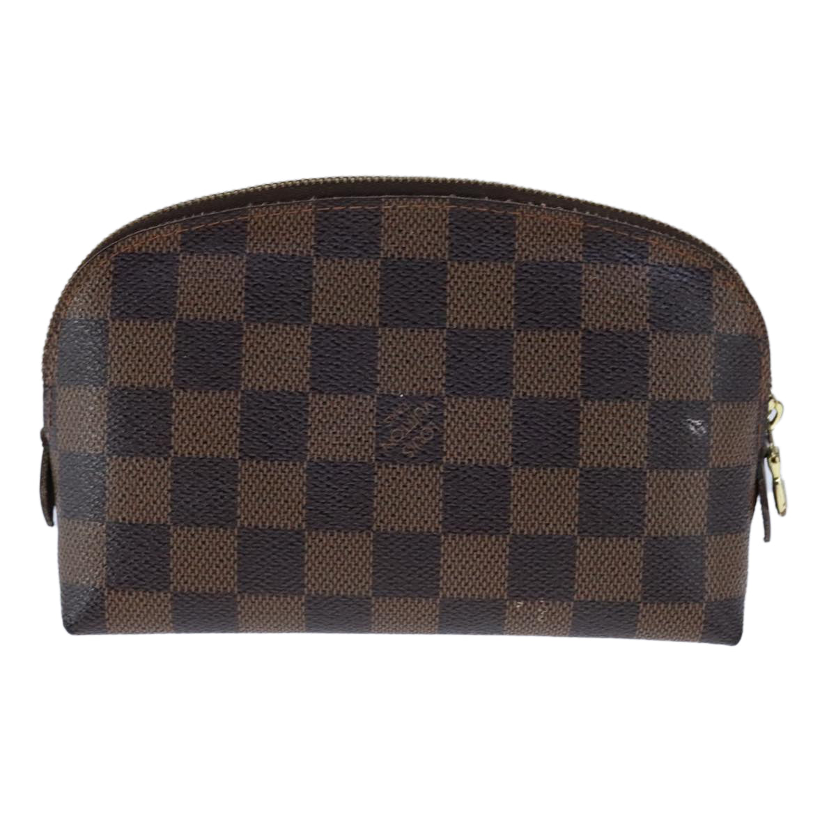 LOUIS VUITTON Damier Ebene Pochette Cosmetic PM Pouch N47516 LV 107924