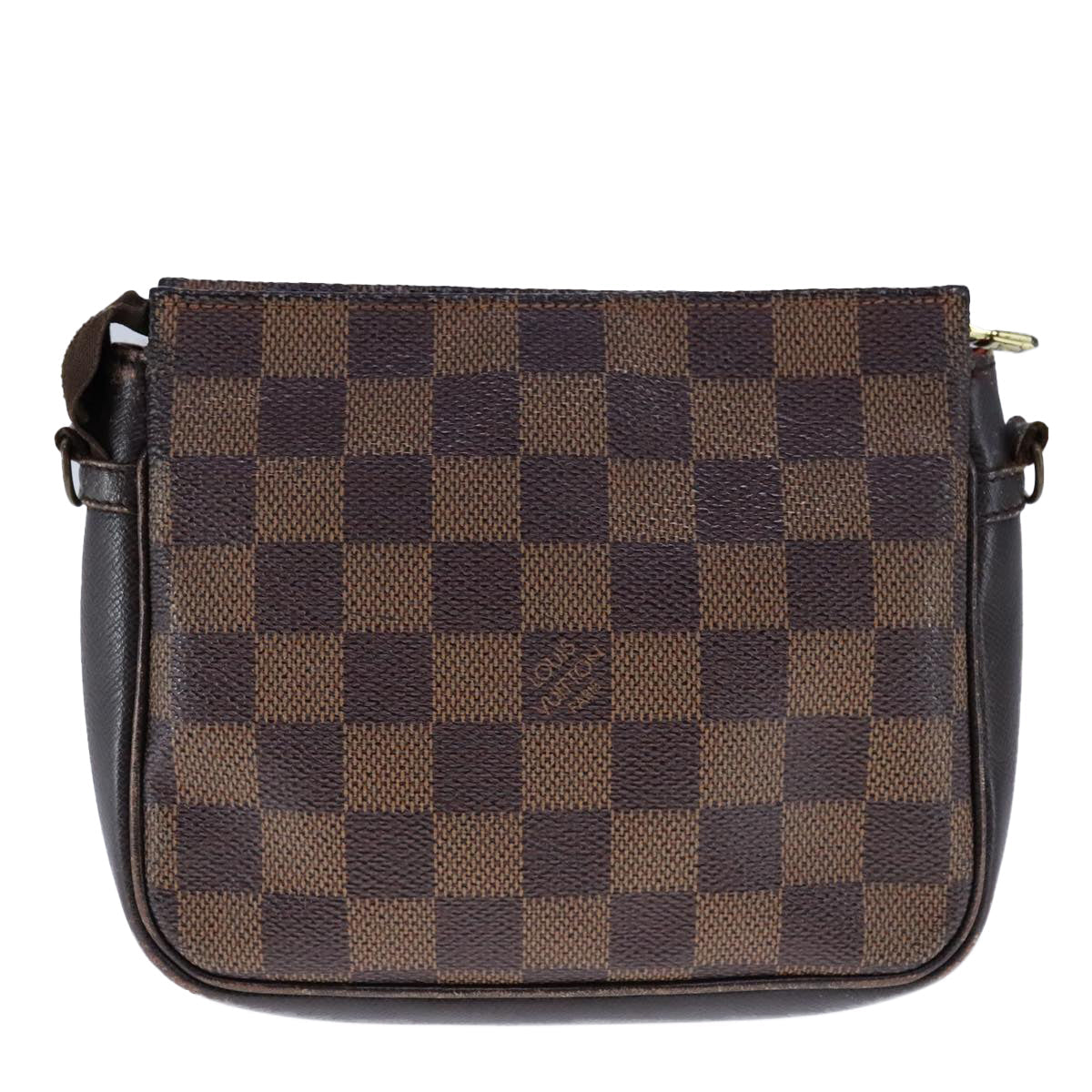 LOUIS VUITTON Damier Ebene Trousse Makeup Pouch N51982 LV 107926
