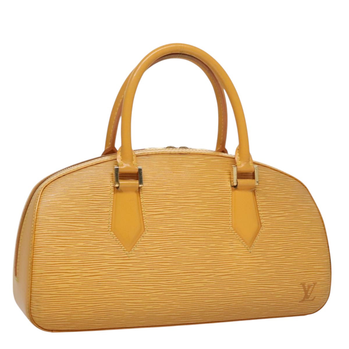 LOUIS VUITTON Epi jasmine Hand Bag Tassili Yellow M52089 LV 107927