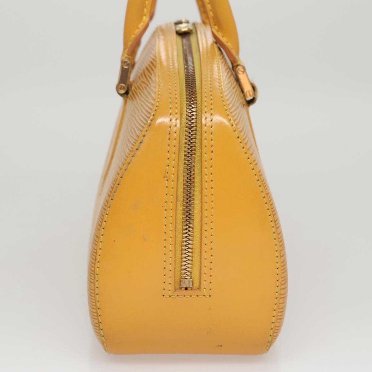 LOUIS VUITTON Epi jasmine Hand Bag Tassili Yellow M52089 LV 107927