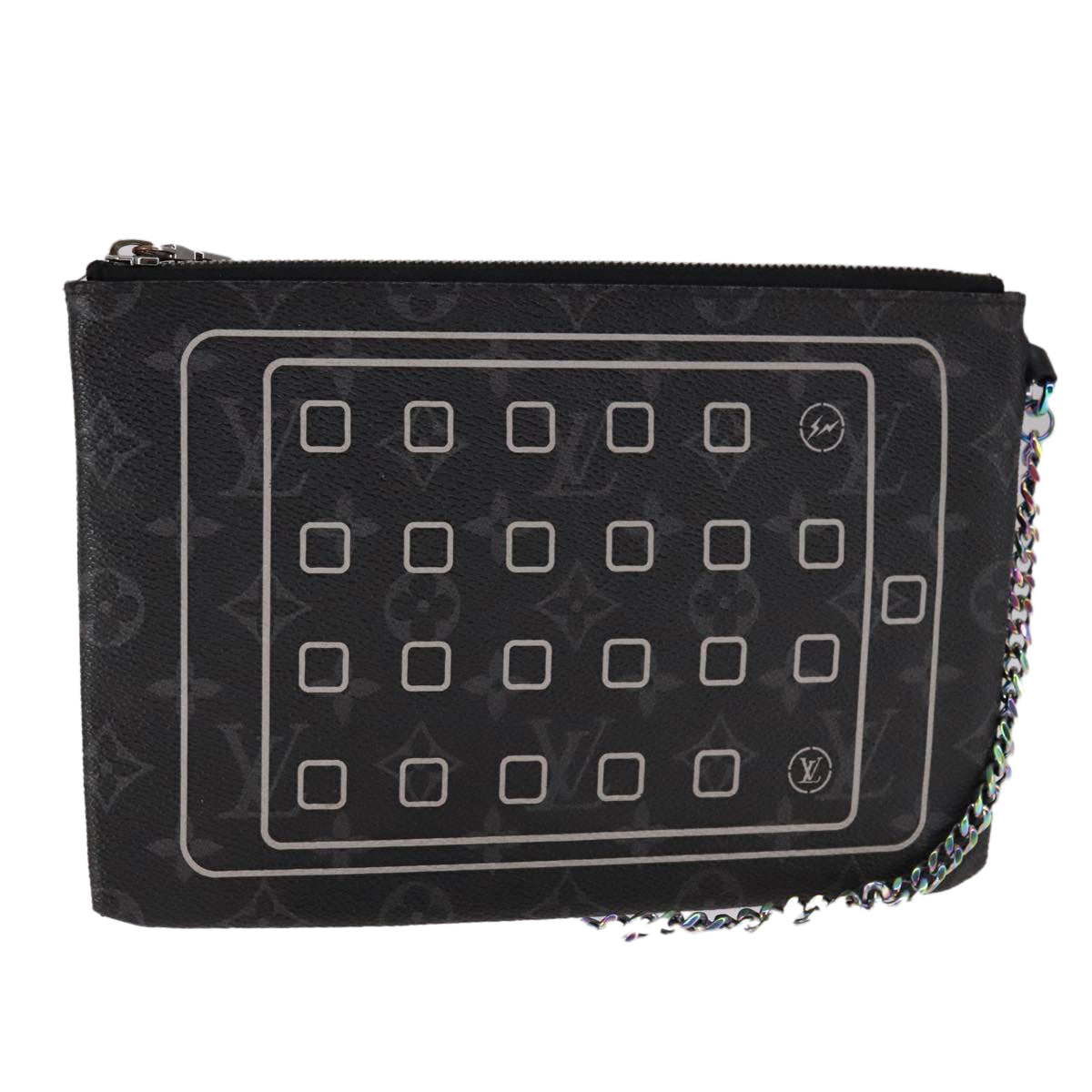 LOUIS VUITTON Monogram Eclipse Fragment iPhone Case M64449 LV 107928