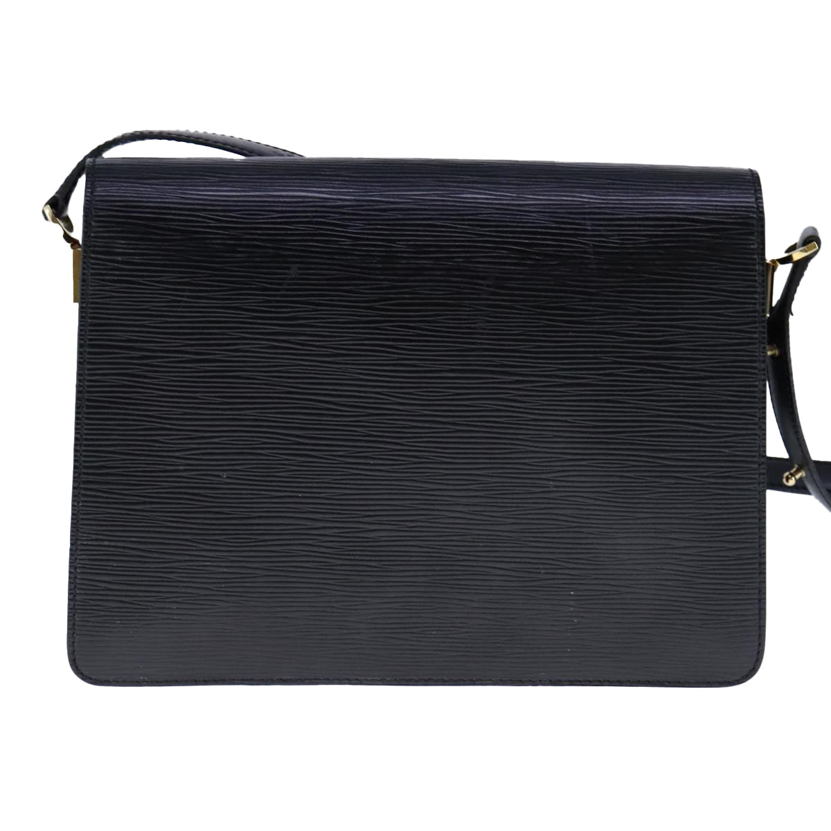 LOUIS VUITTON Epi Osh Shoulder Bag Black Red M52444 LV 107932