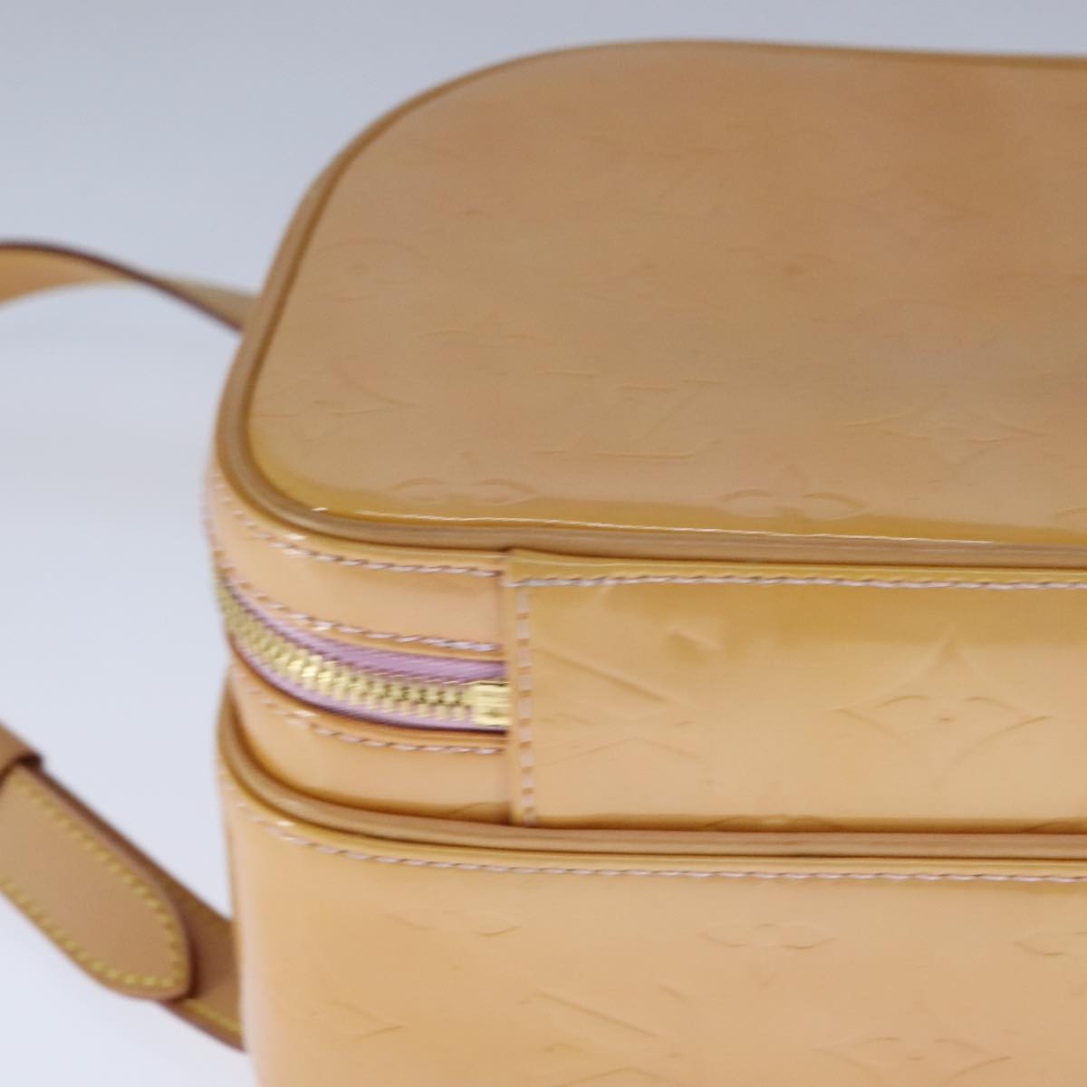 LOUIS VUITTON Vernis Marley Backpack Marshmallow Pink M91039 LV 107949