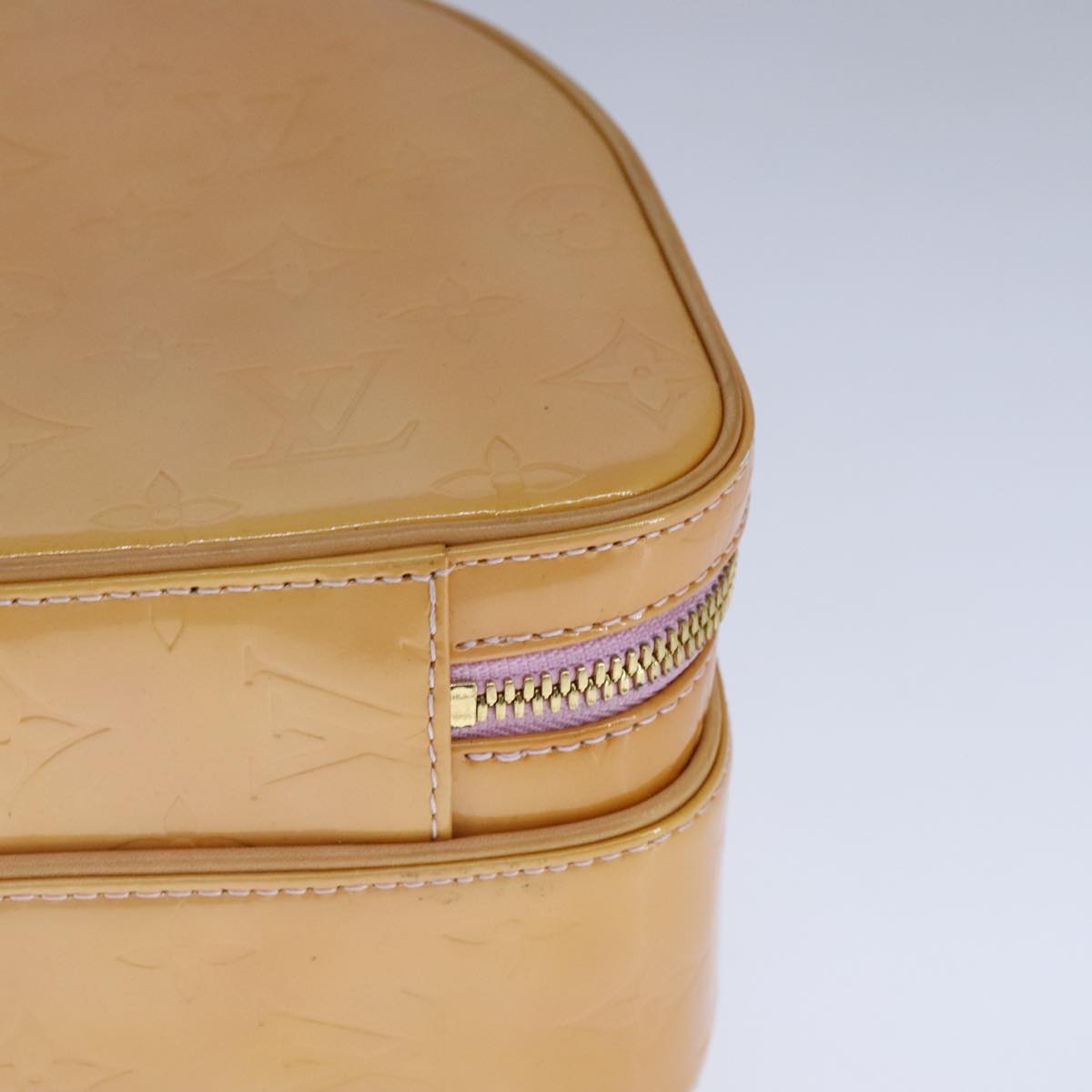 LOUIS VUITTON Vernis Marley Backpack Marshmallow Pink M91039 LV 107949