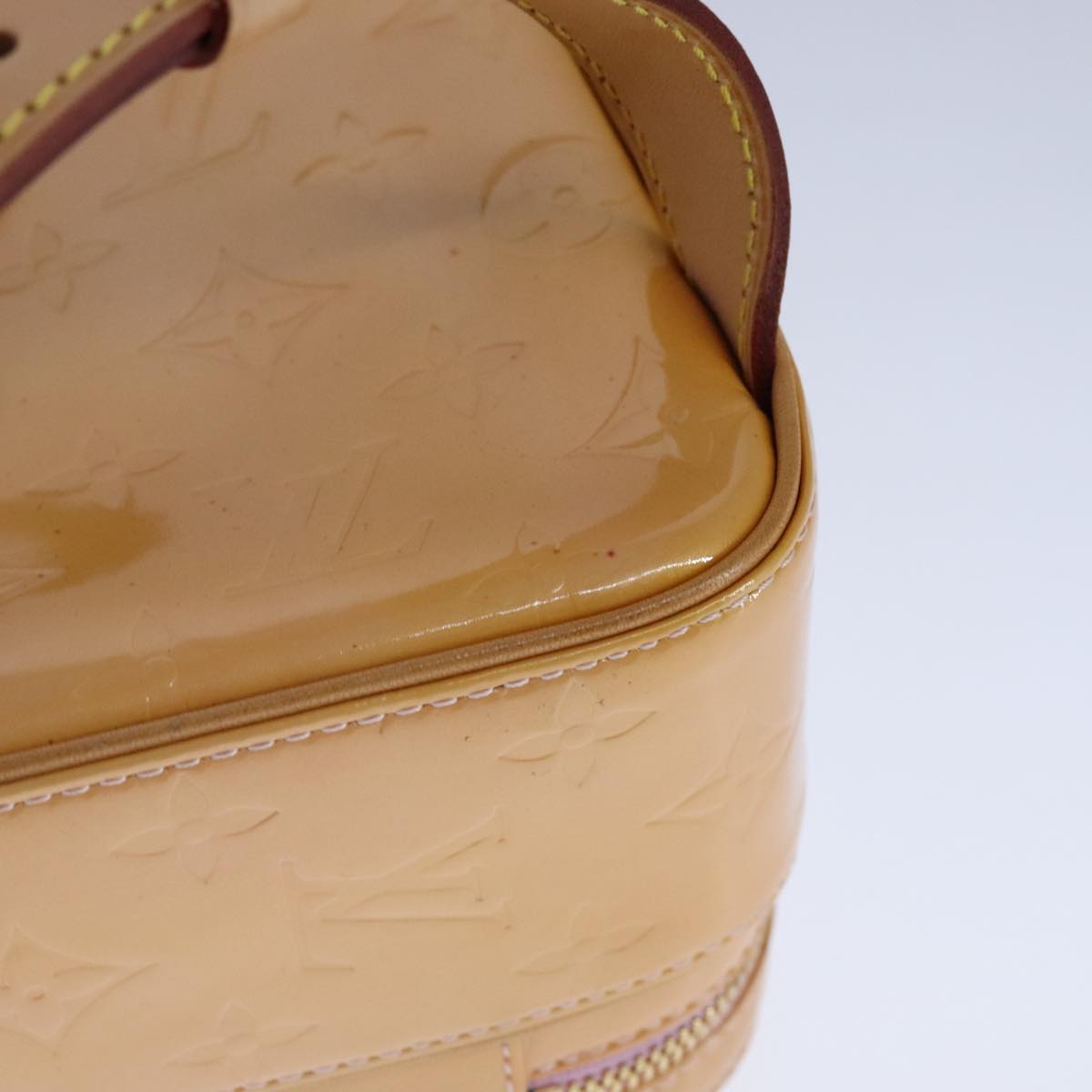 LOUIS VUITTON Vernis Marley Backpack Marshmallow Pink M91039 LV 107949