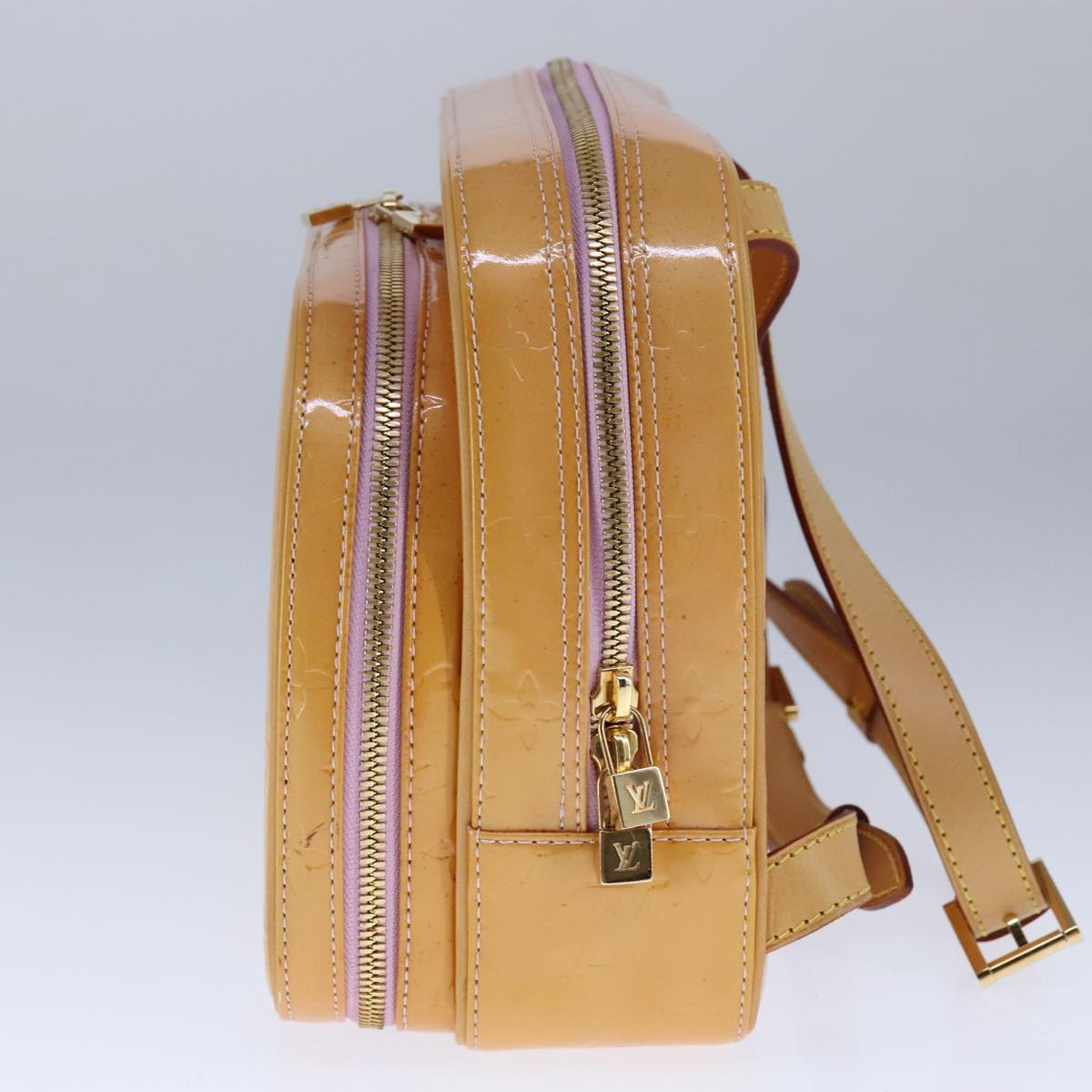 LOUIS VUITTON Vernis Marley Backpack Marshmallow Pink M91039 LV 107949