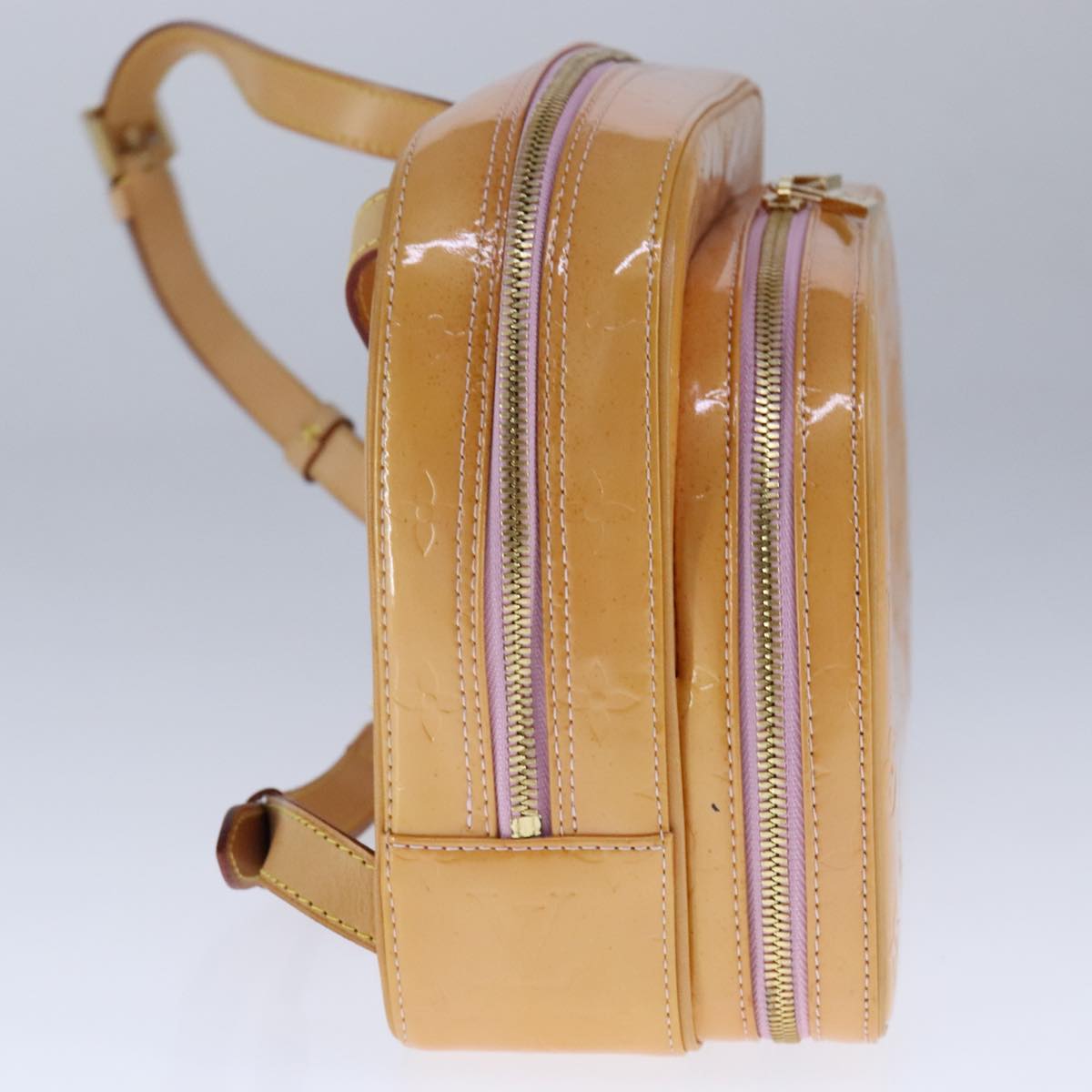 LOUIS VUITTON Vernis Marley Backpack Marshmallow Pink M91039 LV 107949