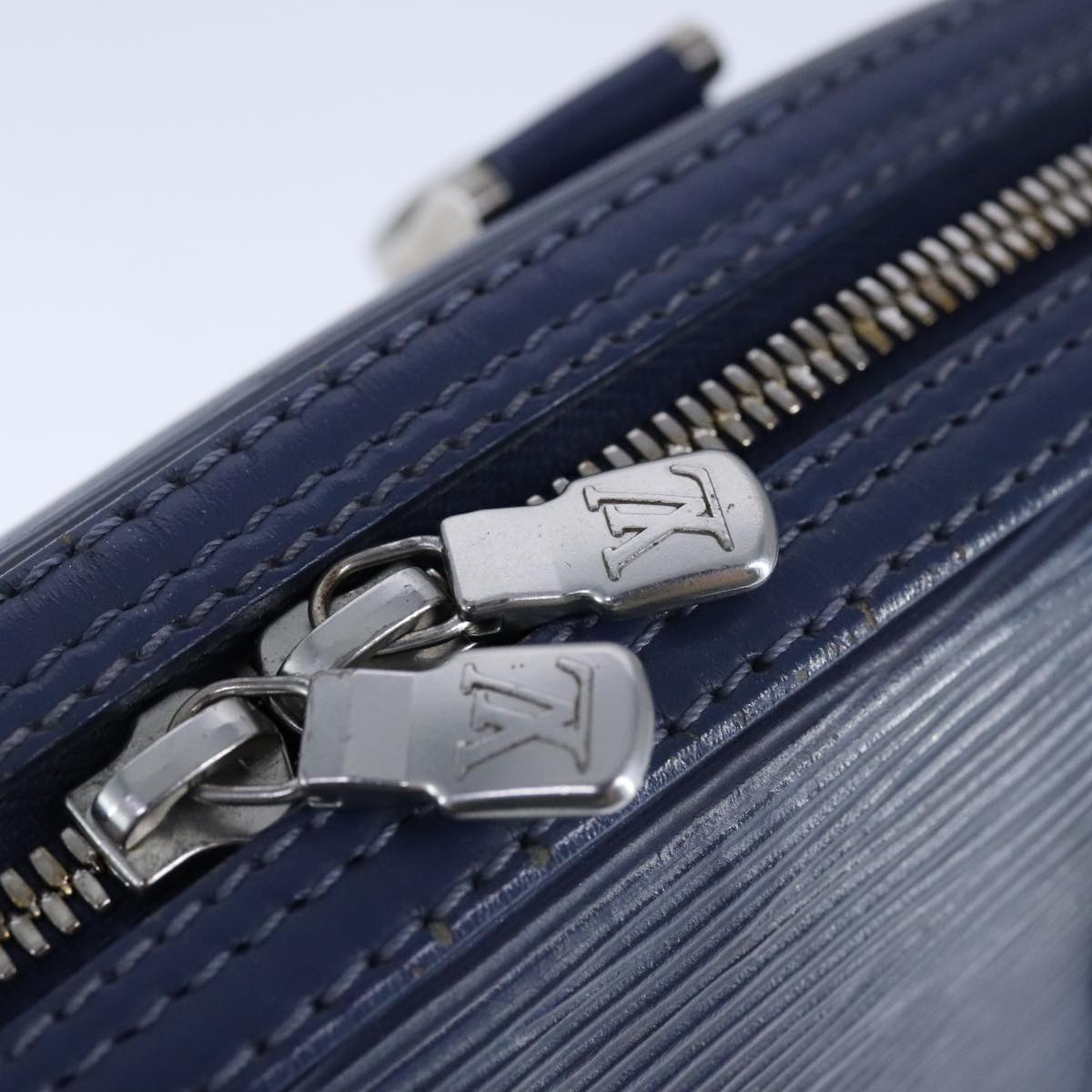 LOUIS VUITTON Epi jasmine Hand Bag Myrtille M5278G LV 107954