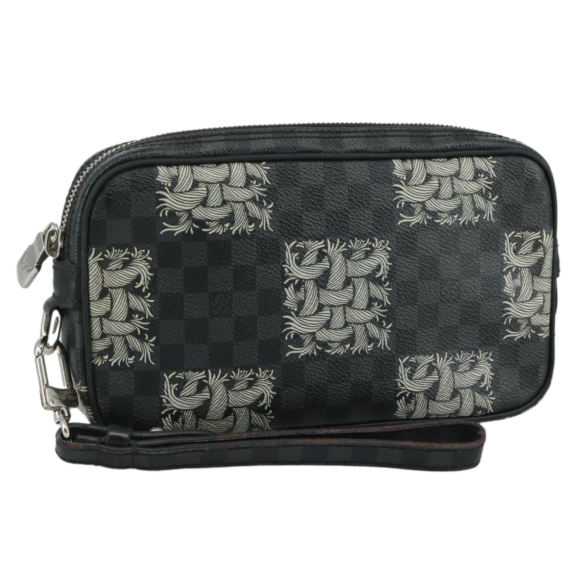 LOUIS VUITTON Graphite Christopher Nemeth Pochette Volga Bag N61228 107956