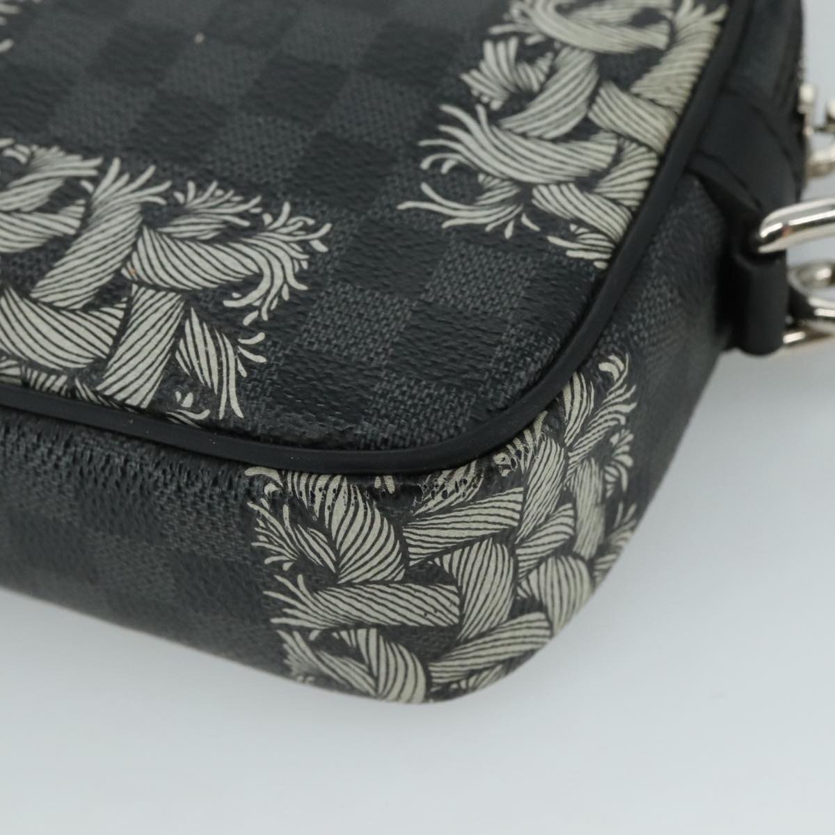 LOUIS VUITTON Graphite Christopher Nemeth Pochette Volga Bag N61228 107956