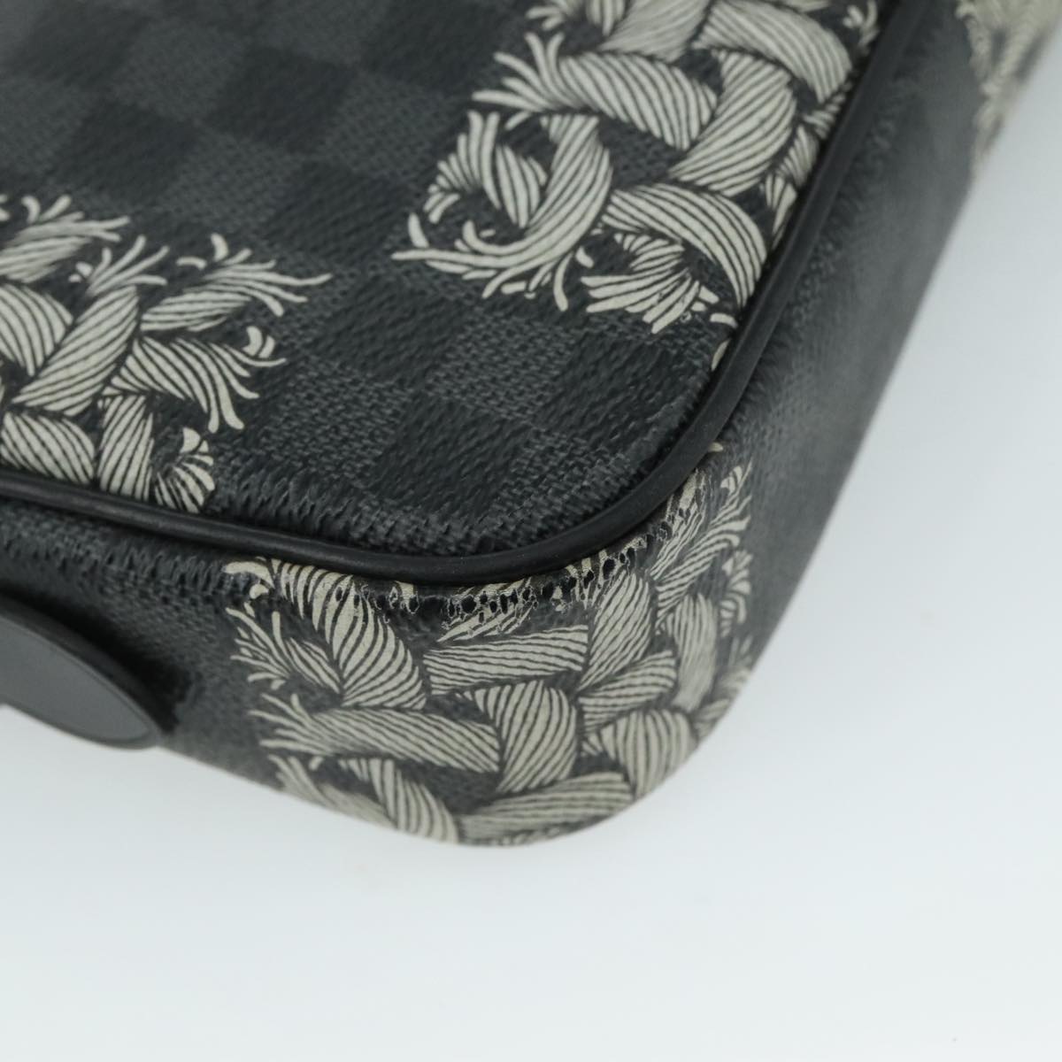 LOUIS VUITTON Graphite Christopher Nemeth Pochette Volga Bag N61228 107956