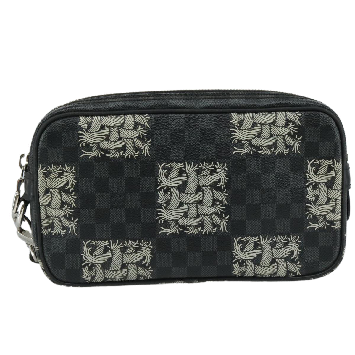 LOUIS VUITTON Graphite Christopher Nemeth Pochette Volga Bag N61228 107956