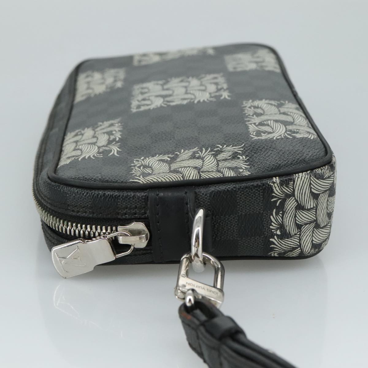 LOUIS VUITTON Graphite Christopher Nemeth Pochette Volga Bag N61228 107956