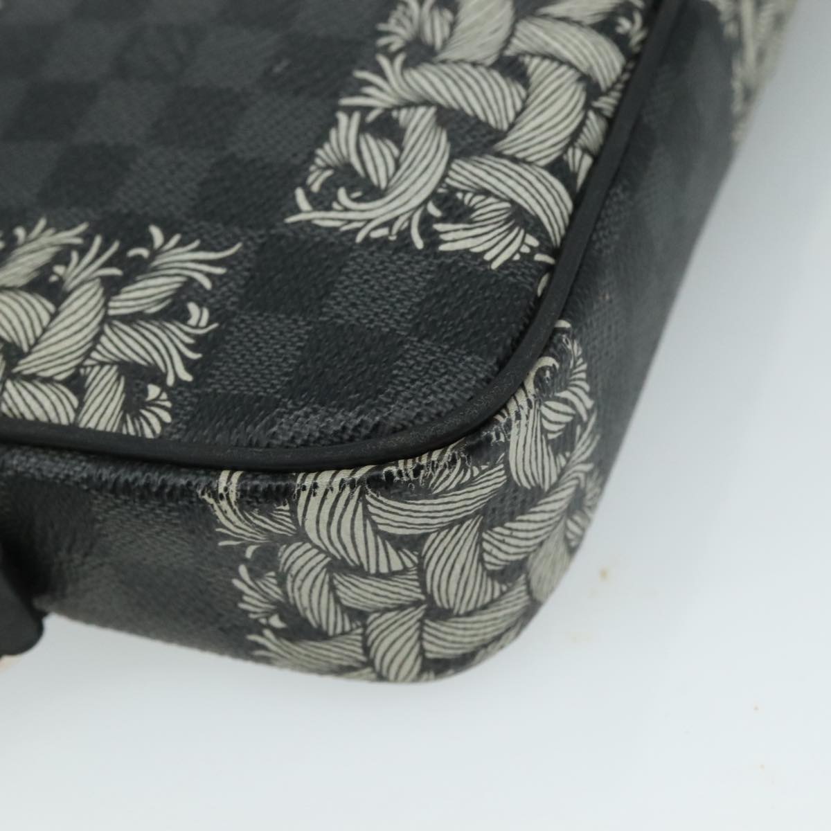 LOUIS VUITTON Graphite Christopher Nemeth Pochette Volga Bag N61228 107956
