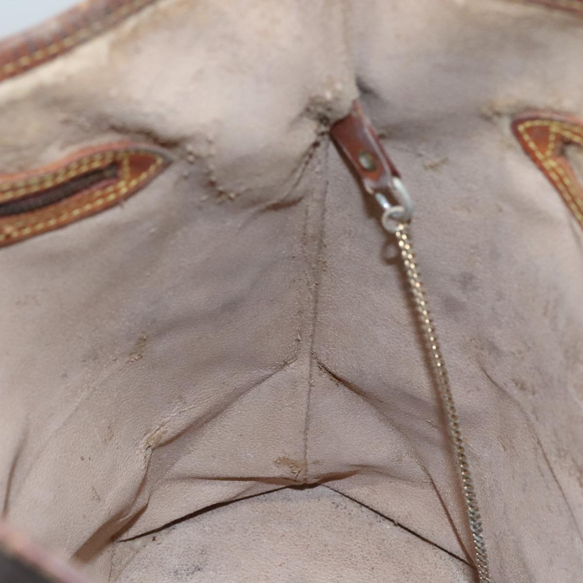 LOUIS VUITTON Monogram Bucket GM Shoulder Bag M42236 LV 107957