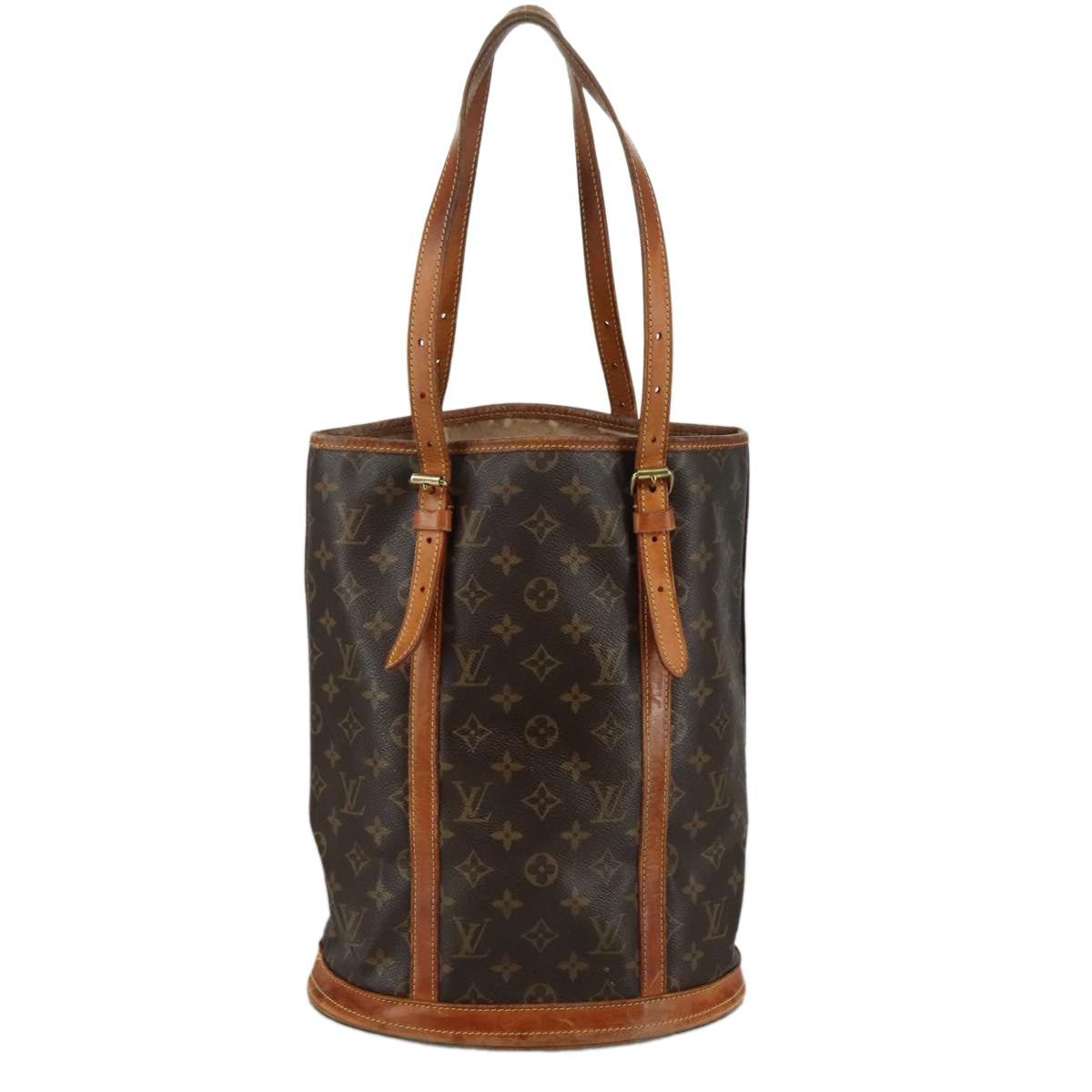 LOUIS VUITTON Monogram Bucket GM Shoulder Bag M42236 LV 107957