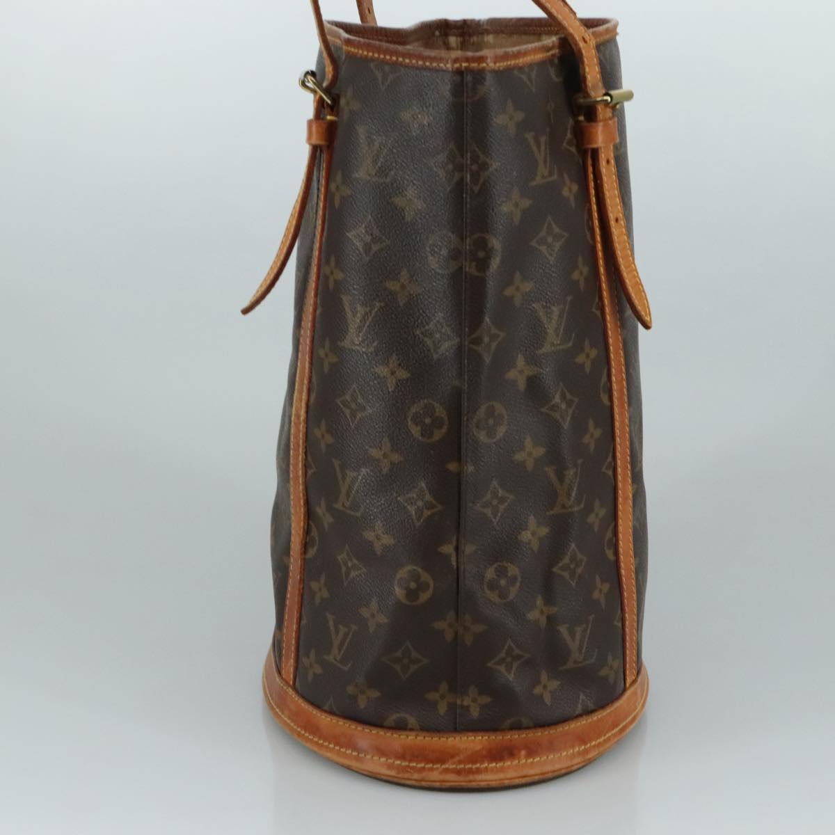 LOUIS VUITTON Monogram Bucket GM Shoulder Bag M42236 LV 107957