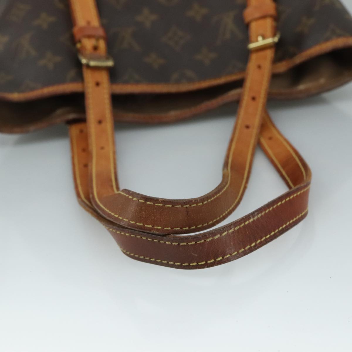 LOUIS VUITTON Monogram Bucket GM Shoulder Bag M42236 LV 107957