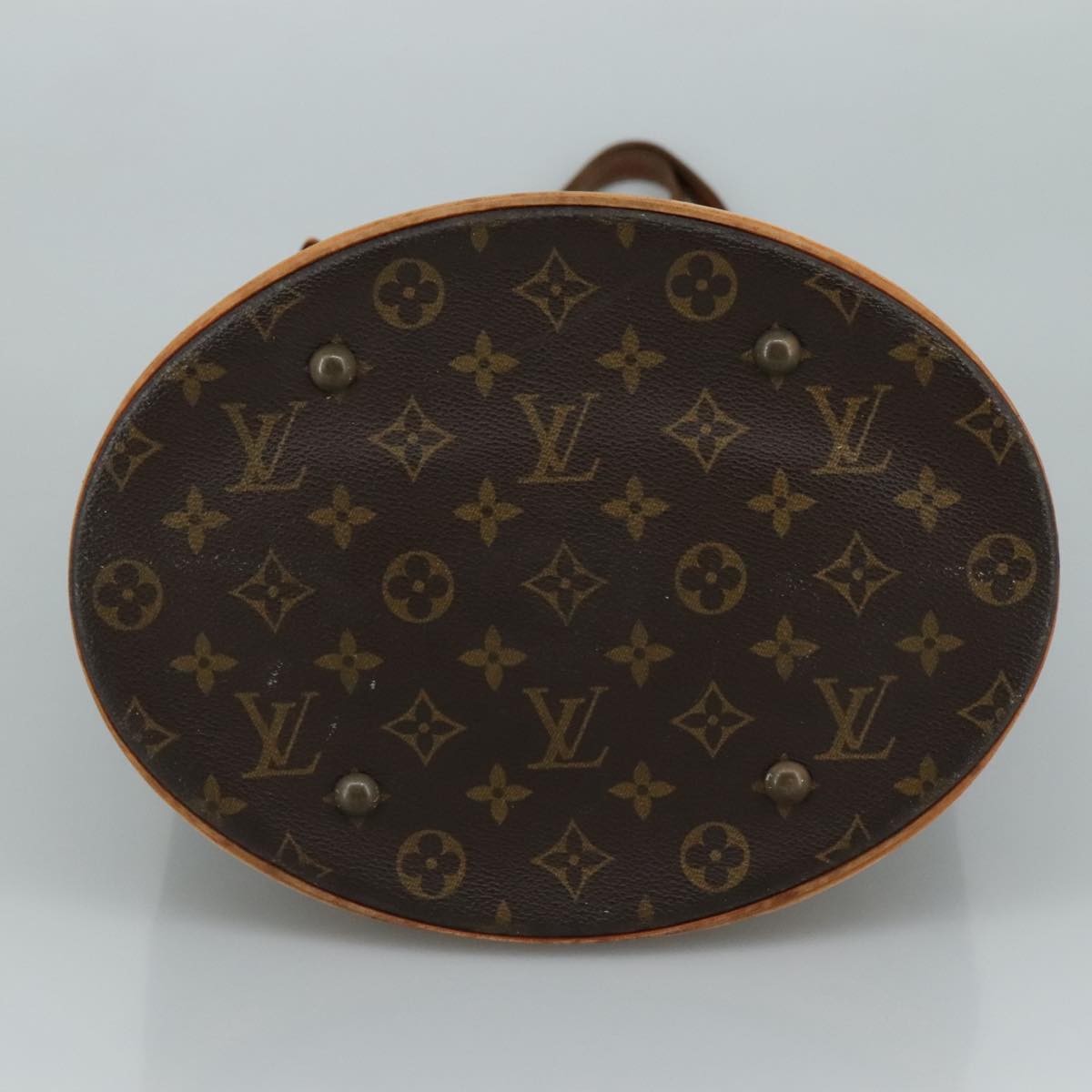 LOUIS VUITTON Monogram Bucket GM Shoulder Bag M42236 LV 107957