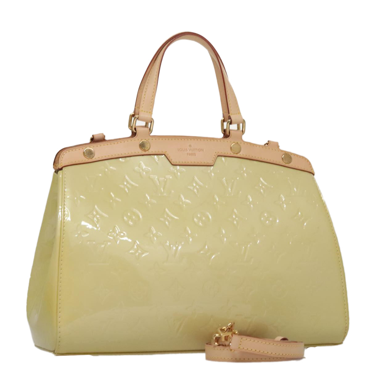 LOUIS VUITTON Monogram Vernis Blair MM Bag 2way Broncorail M91456 LV 107982