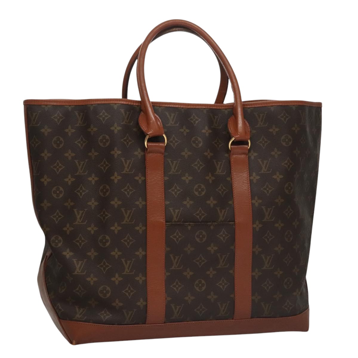 LOUIS VUITTON Monogram Sac Weekend GM Tote Bag M42420 LV 107989
