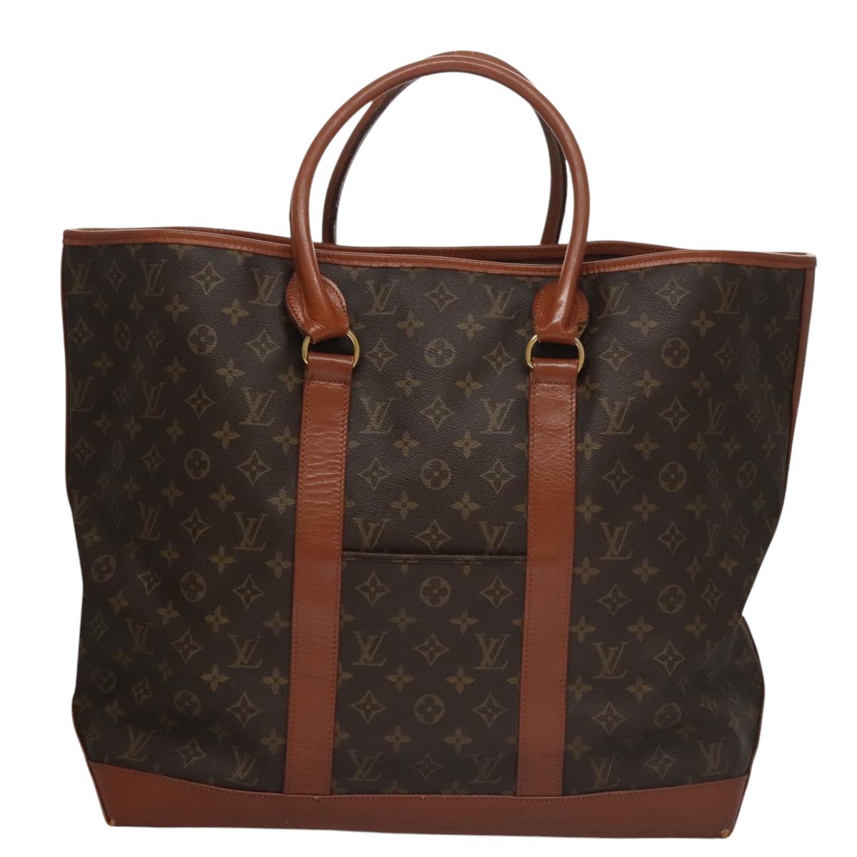 LOUIS VUITTON Monogram Sac Weekend GM Tote Bag M42420 LV 107989