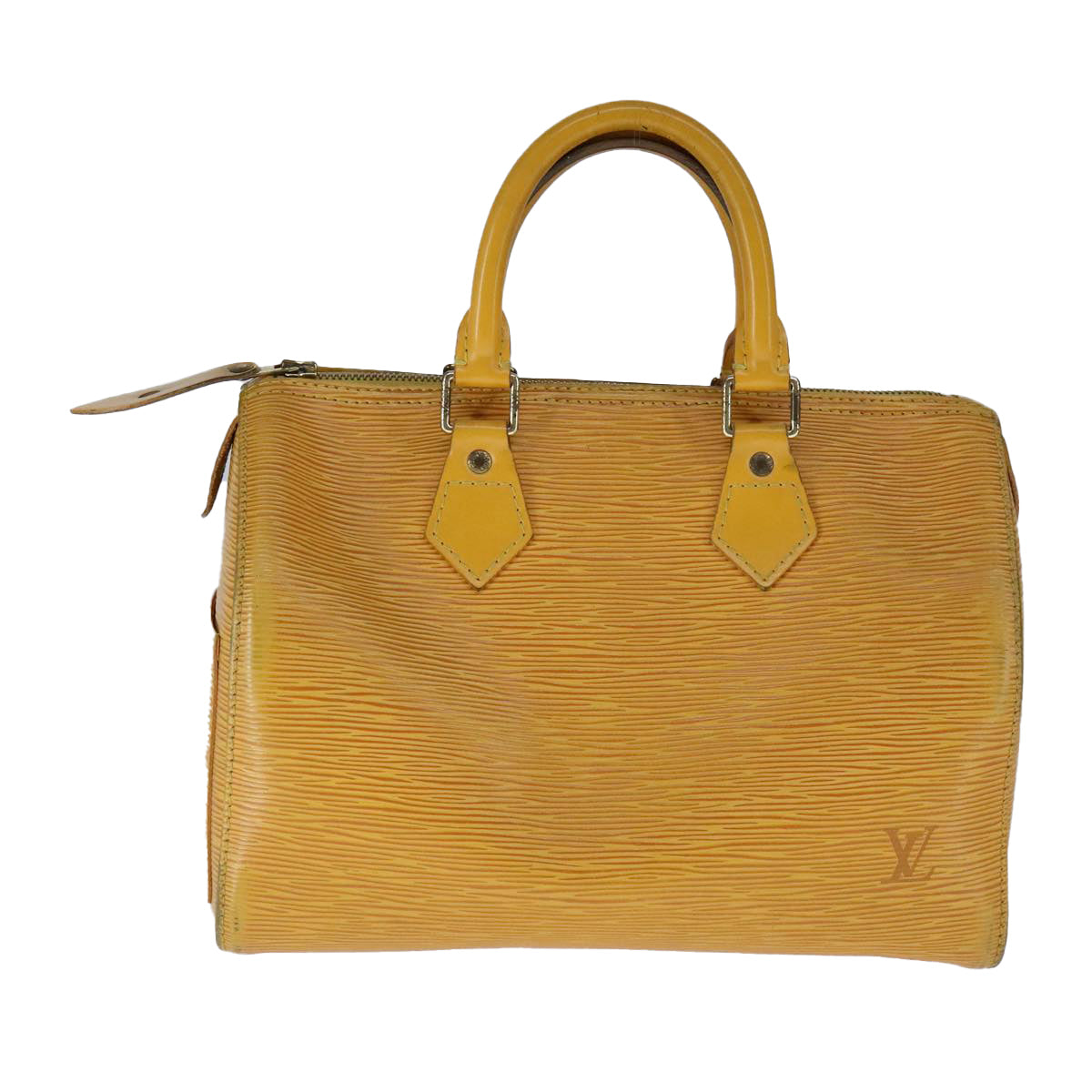 LOUIS VUITTON Epi Speedy 30 Hand Bag Yellow M59029 LV 107991