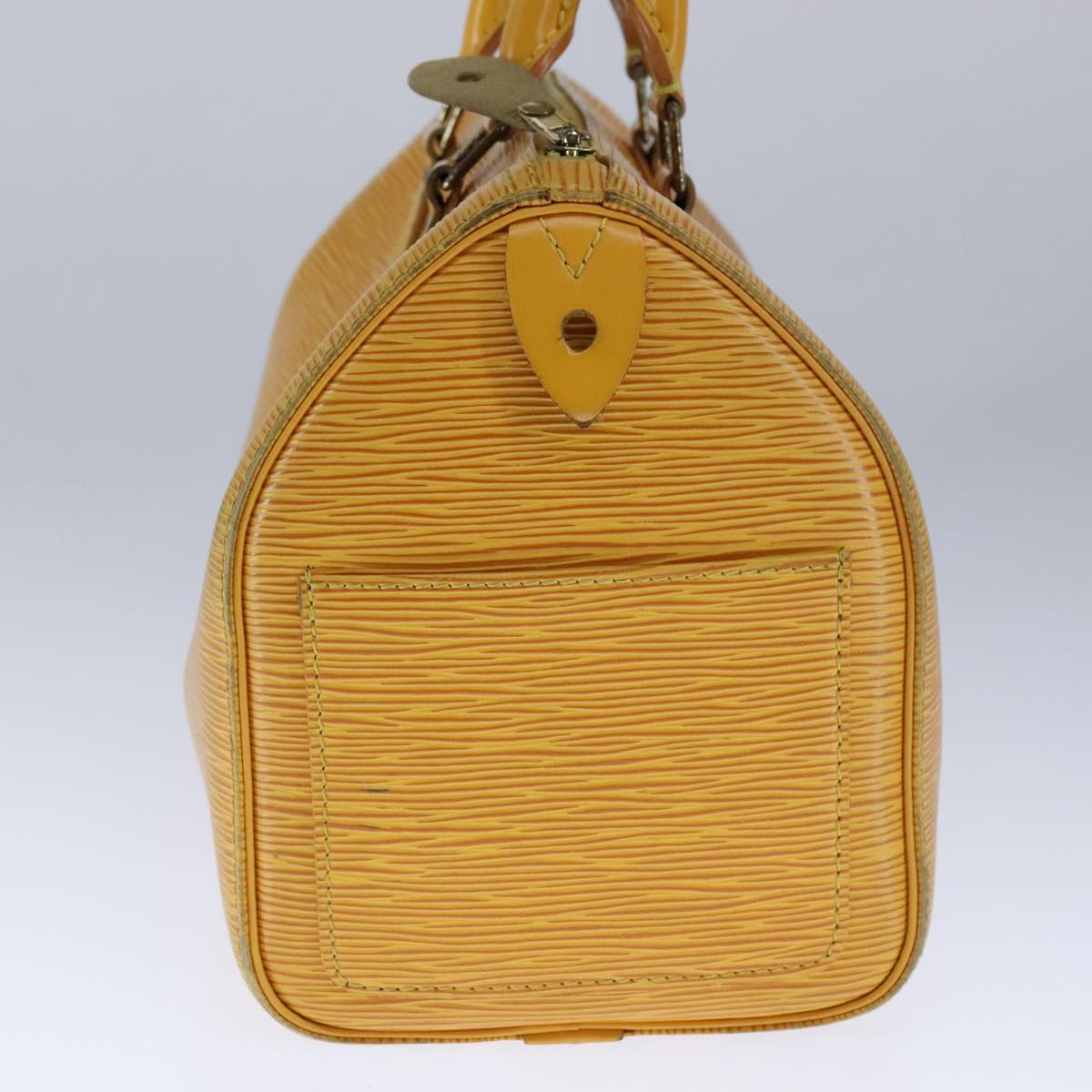 LOUIS VUITTON Epi Speedy 30 Hand Bag Yellow M59029 LV 107991