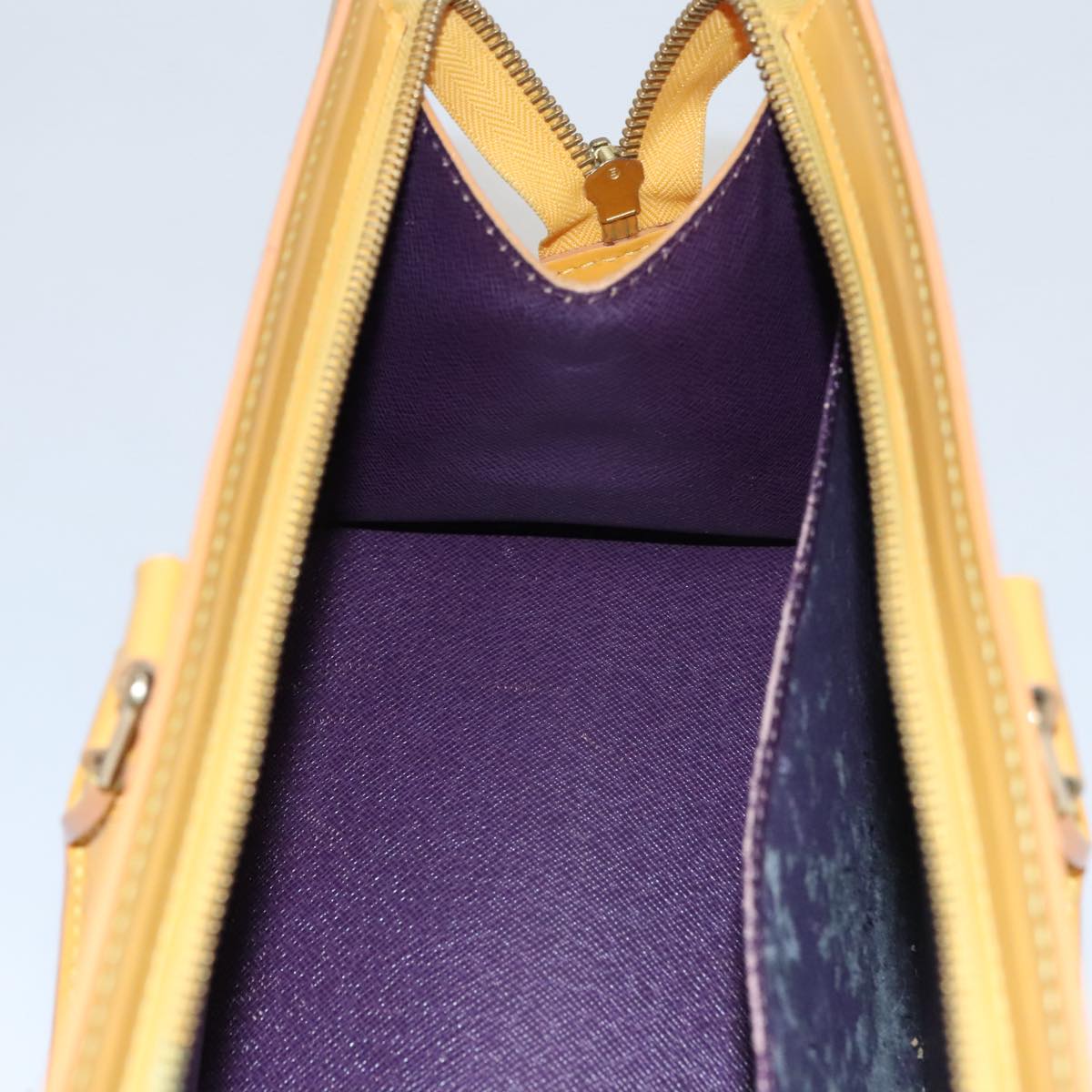LOUIS VUITTON Epi Sac Triangle Hand Bag Yellow M52099 LV 107994