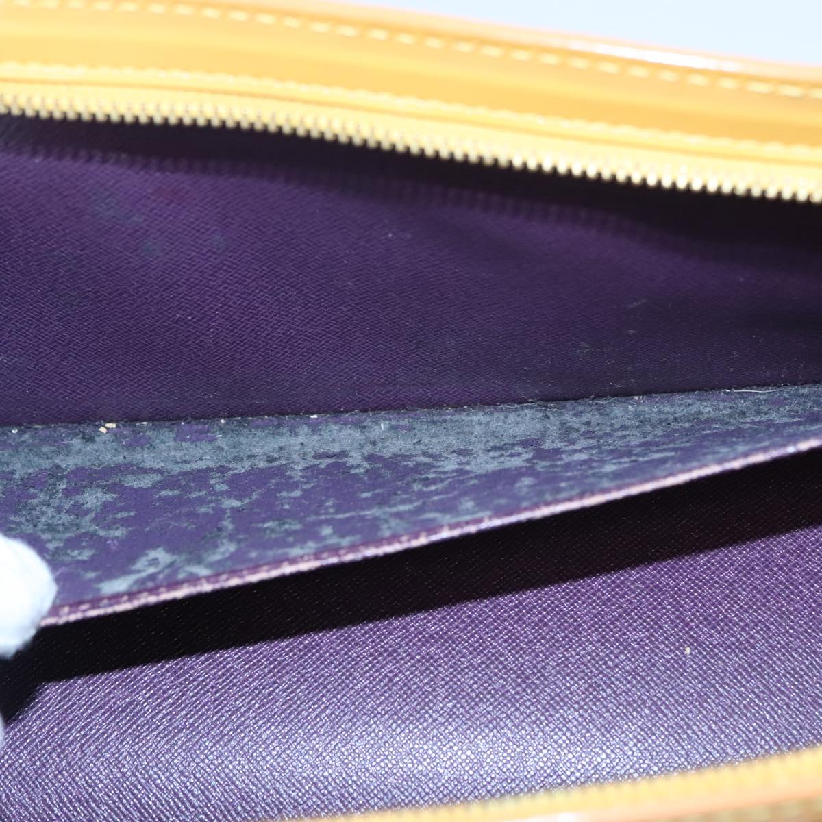 LOUIS VUITTON Epi Sac Triangle Hand Bag Yellow M52099 LV 107994