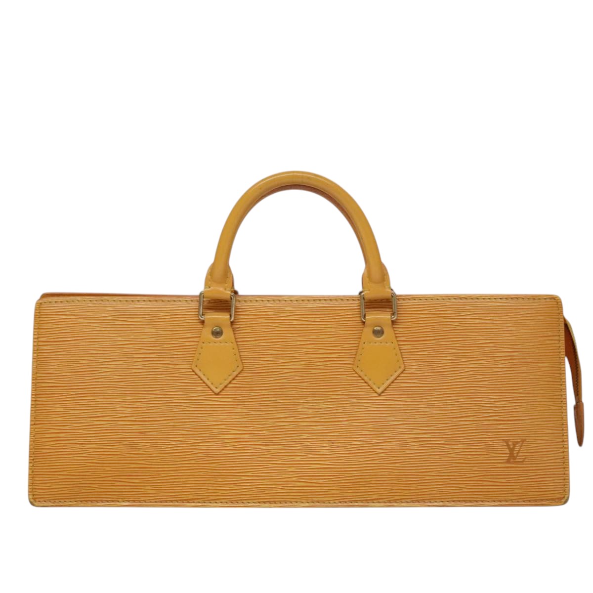 LOUIS VUITTON Epi Sac Triangle Hand Bag Yellow M52099 LV 107994