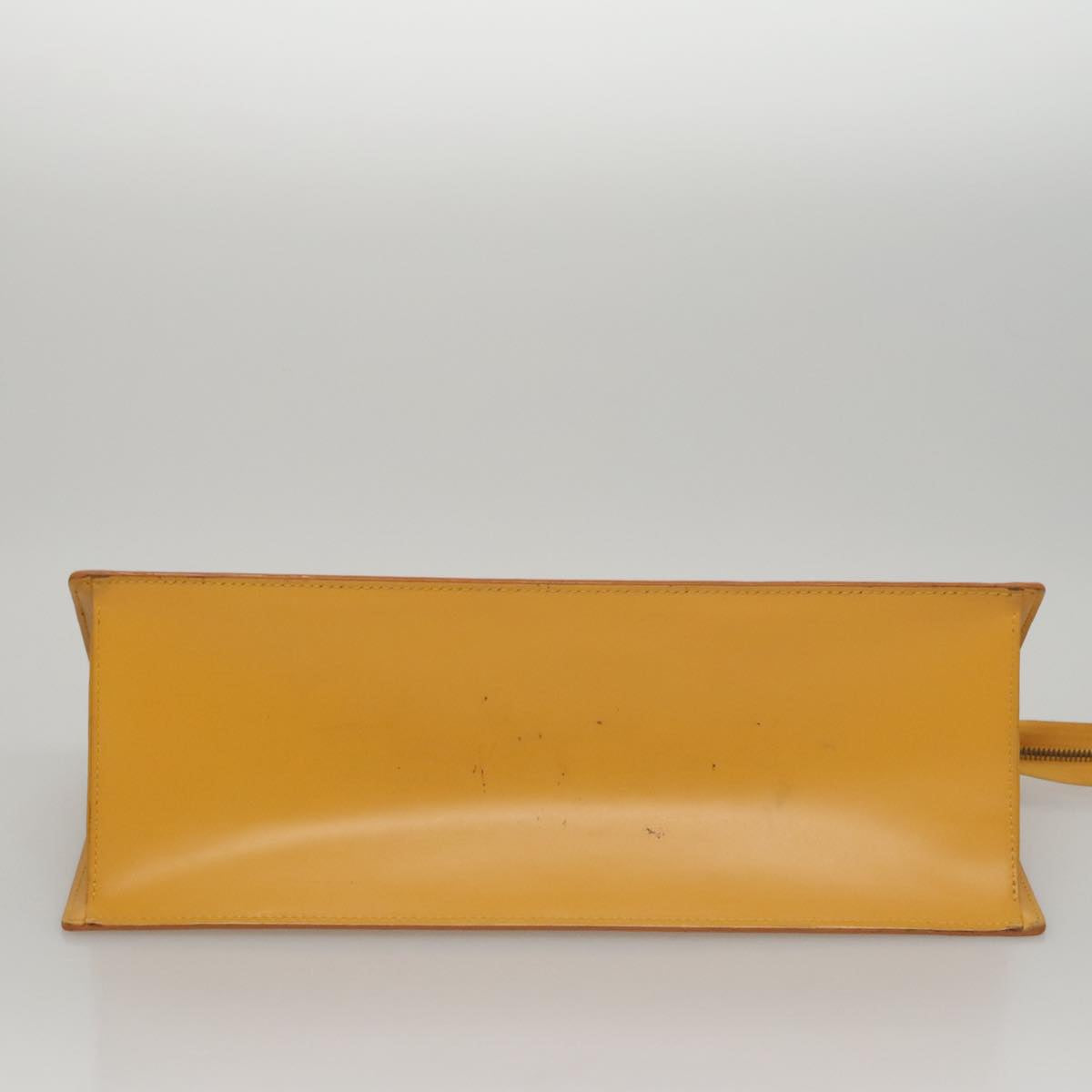LOUIS VUITTON Epi Sac Triangle Hand Bag Yellow M52099 LV 107994