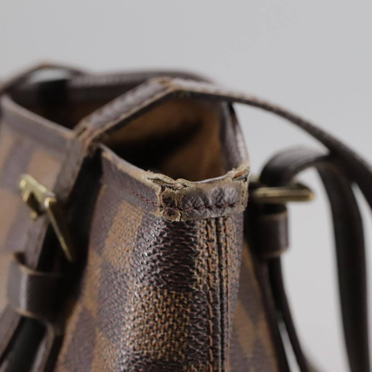 LOUIS VUITTON Damier Ebene Marais Shoulder Bag N42240 LV 108000