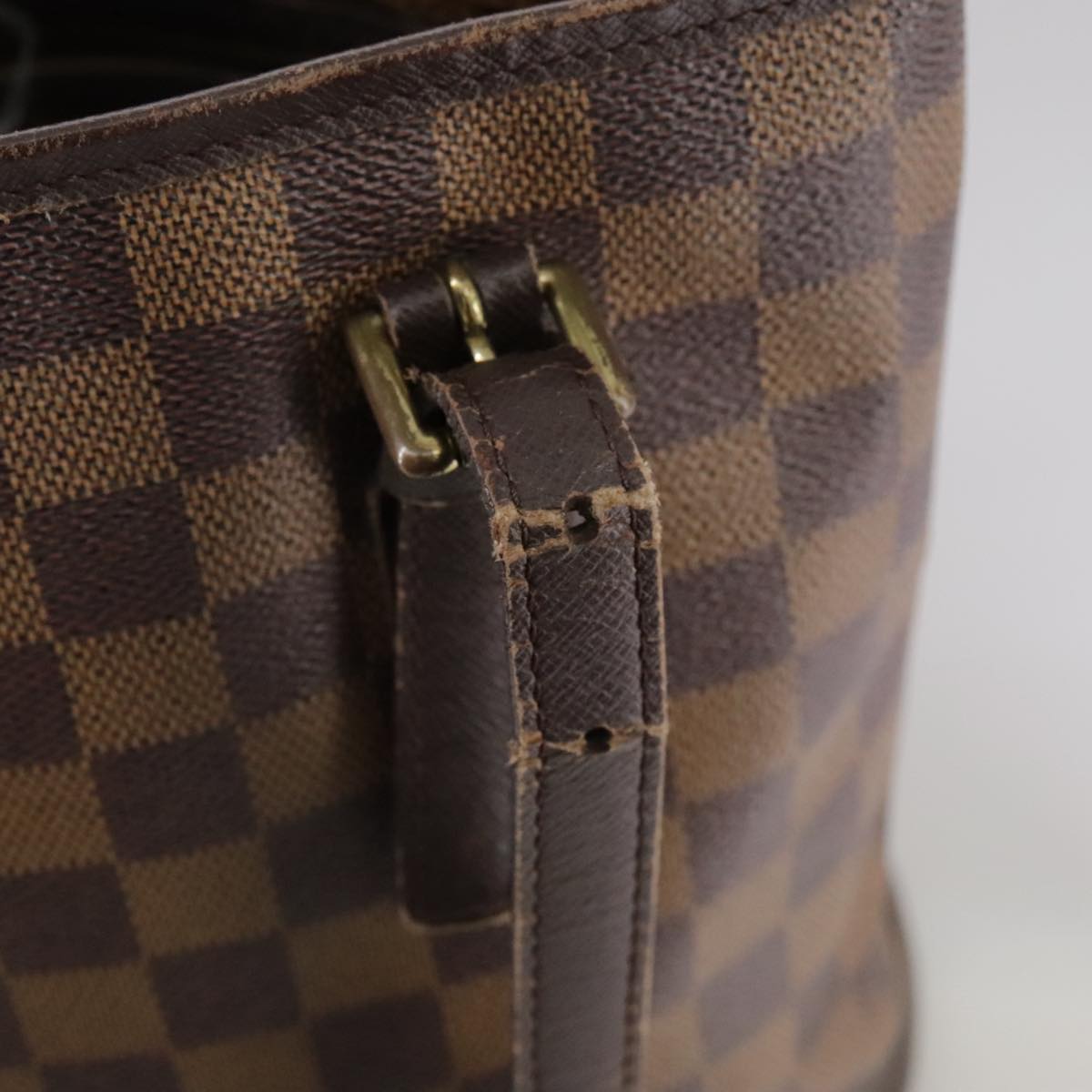 LOUIS VUITTON Damier Ebene Marais Shoulder Bag N42240 LV 108000
