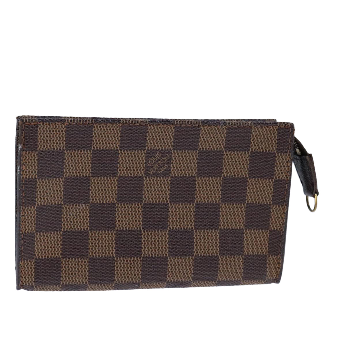 LOUIS VUITTON Damier Ebene Marais Pouch LV 108001