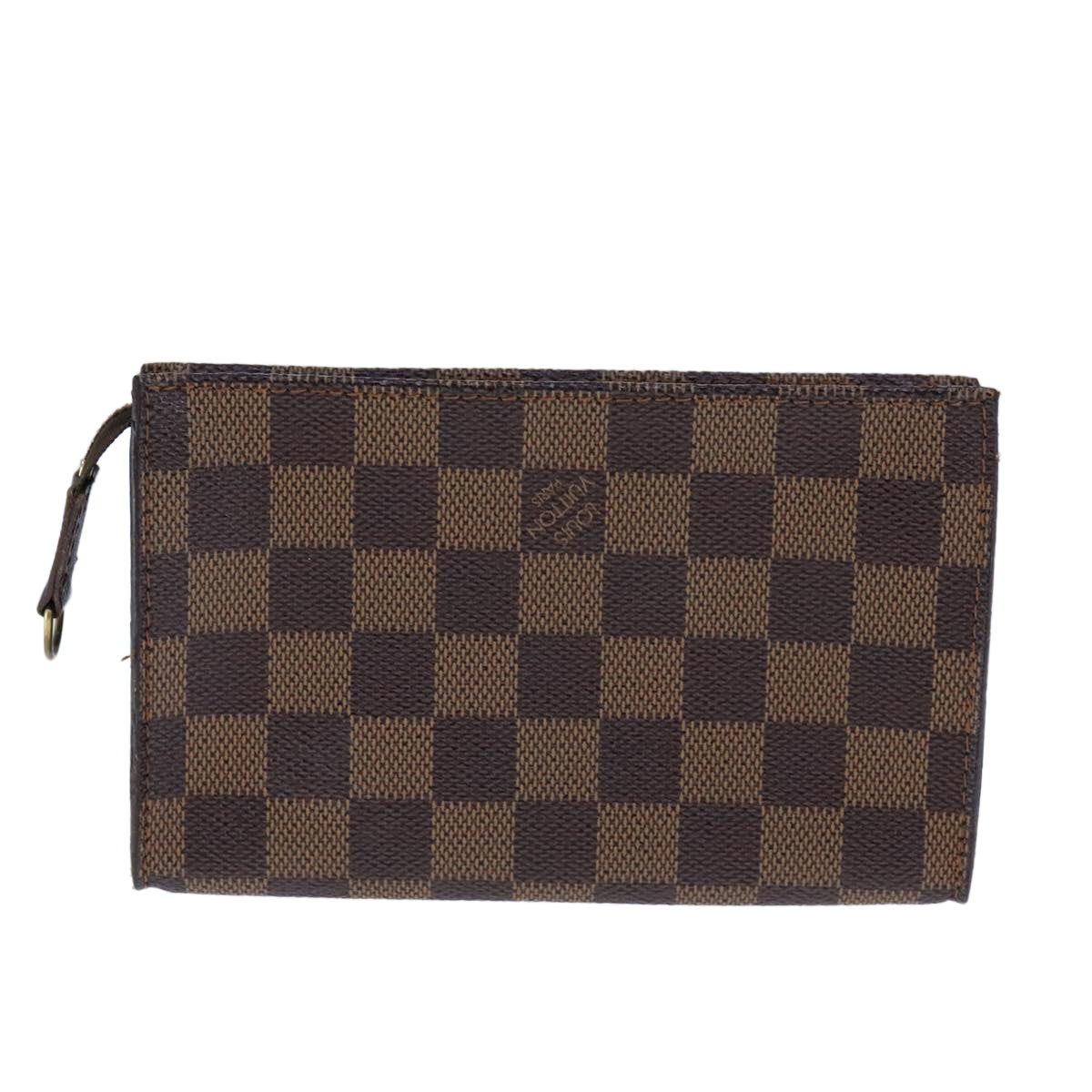 LOUIS VUITTON Damier Ebene Marais Pouch LV 108001