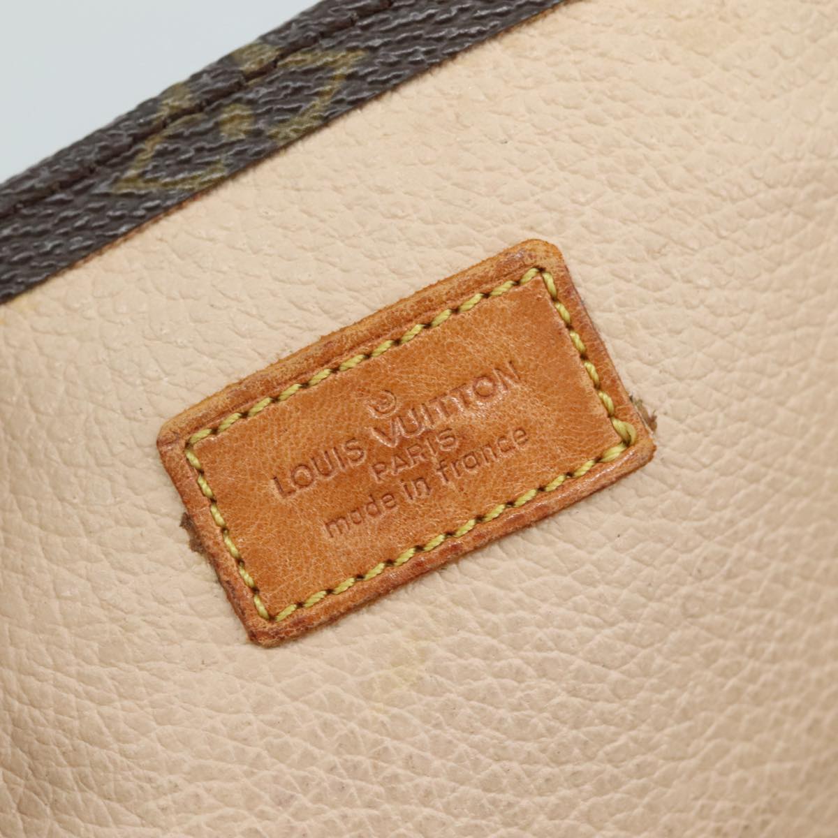 LOUIS VUITTON Monogram Sac Plat Hand Bag M51140 LV 108013