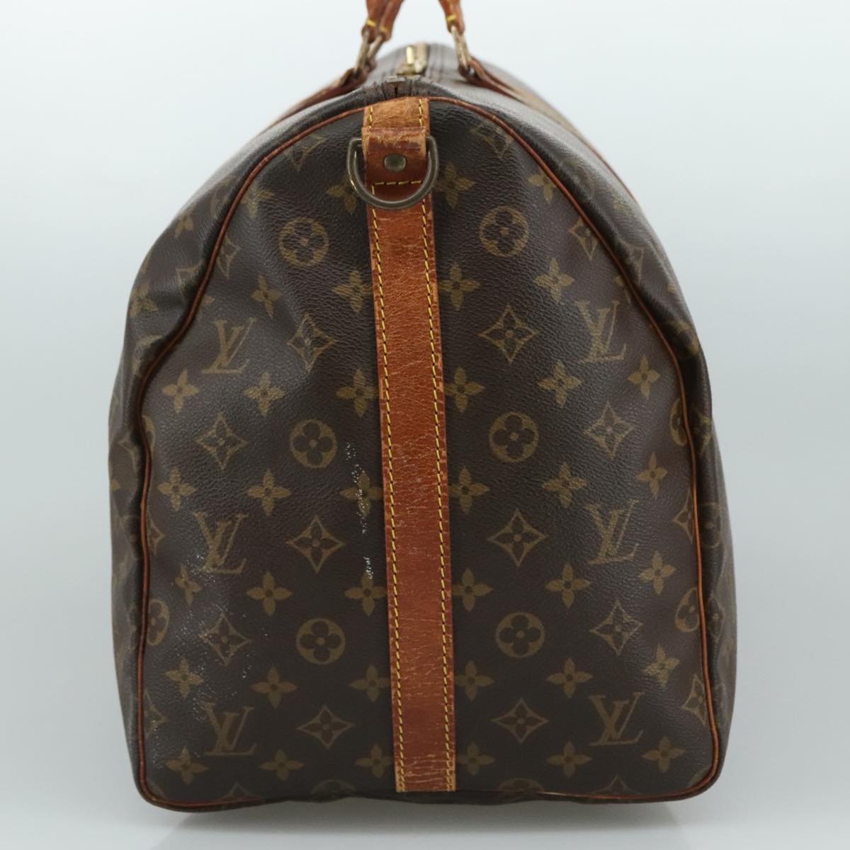 LOUIS VUITTON Monogram Keepall Bandouliere 55 Boston Bag M41414 LV 108024
