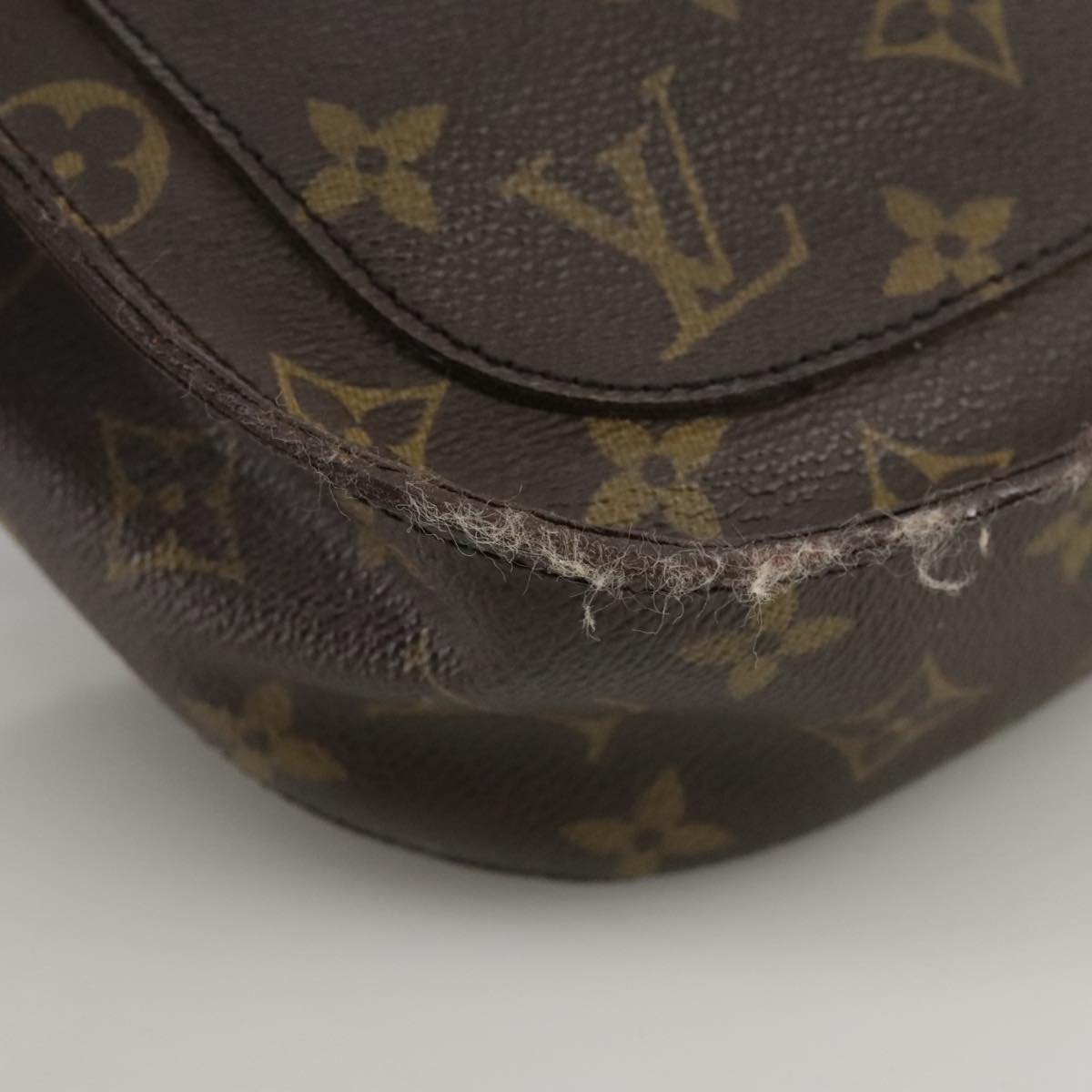 LOUIS VUITTON Monogram Saint Cloud GM Shoulder Bag M51242 LV 108051