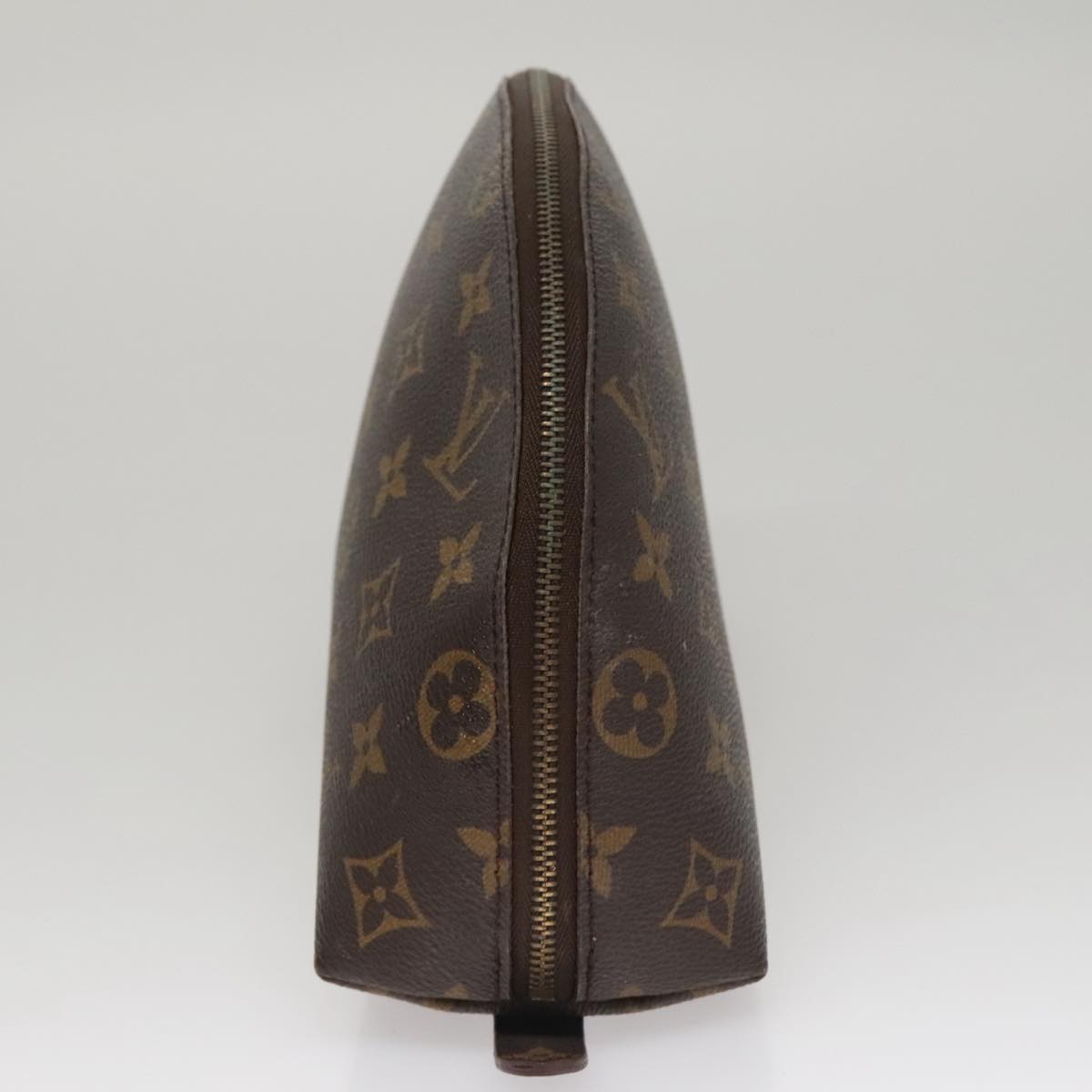 LOUIS VUITTON Monogram Trousse Demi Ronde Cosmetic Pouch M47520 LV 108079
