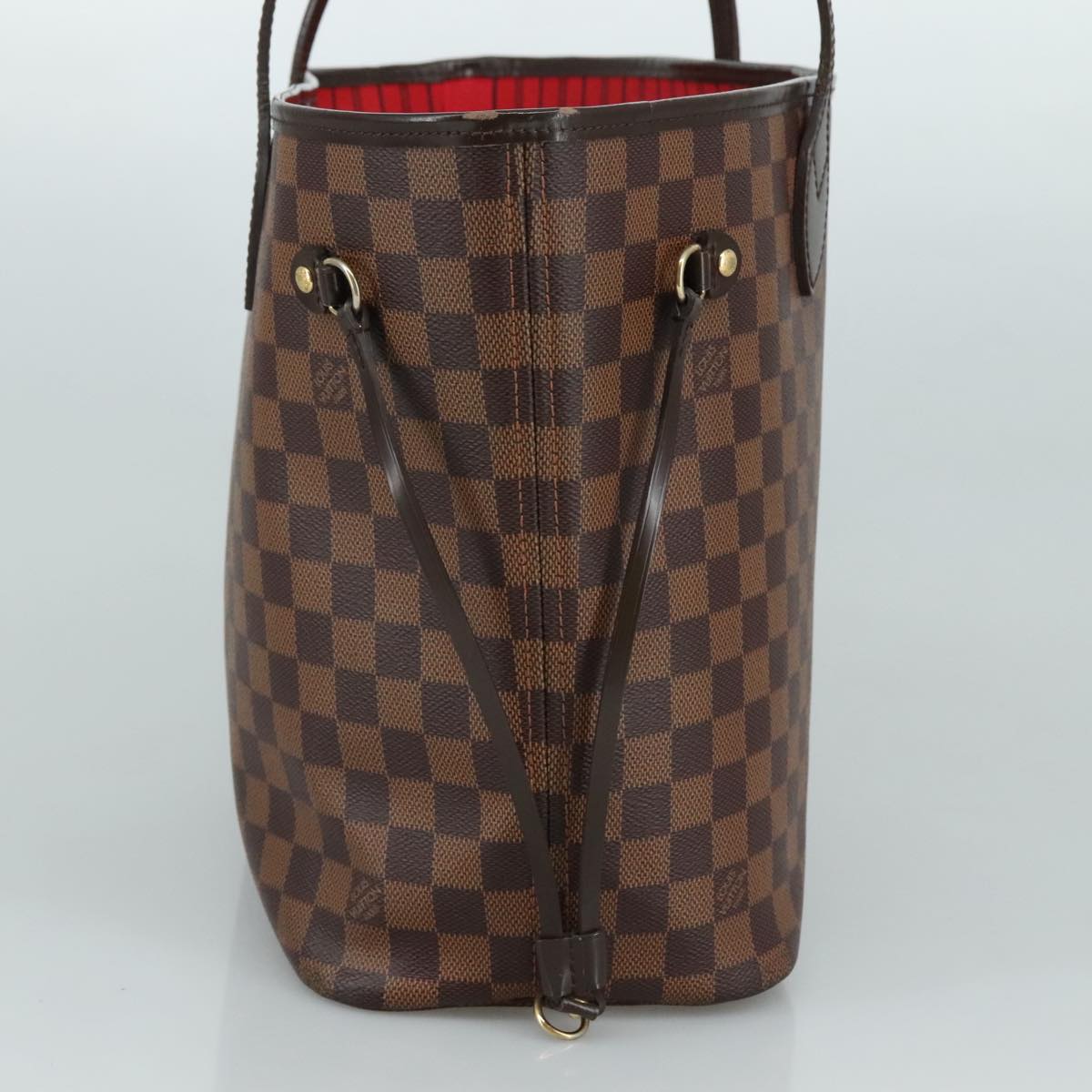 LOUIS VUITTON Damier Ebene Neverfull MM Tote Bag N51105 LV 108085